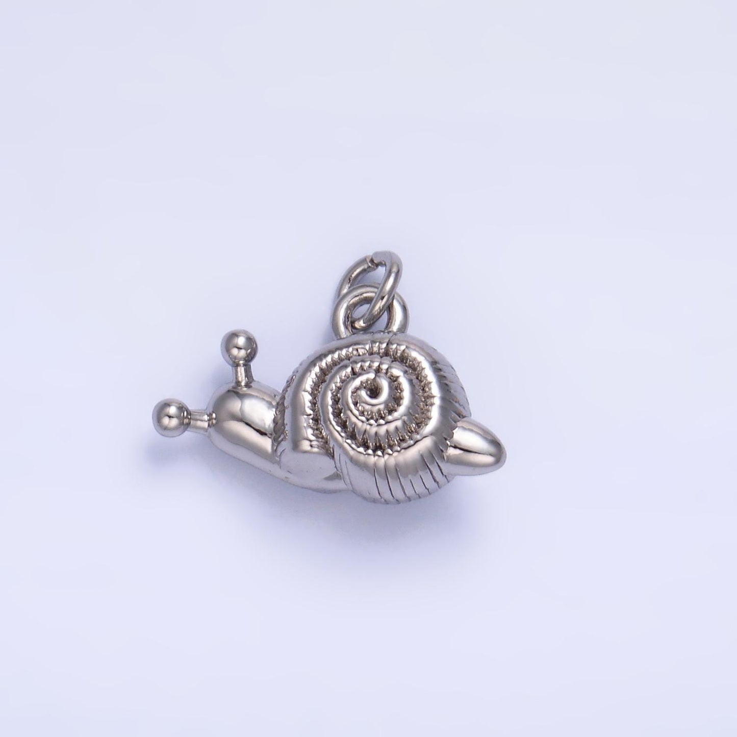 Mini 24K Gold Filled Snail Charm 10x16mm Snails Silver Bracelet Necklace Pendant Minimalist Animal Charms W348