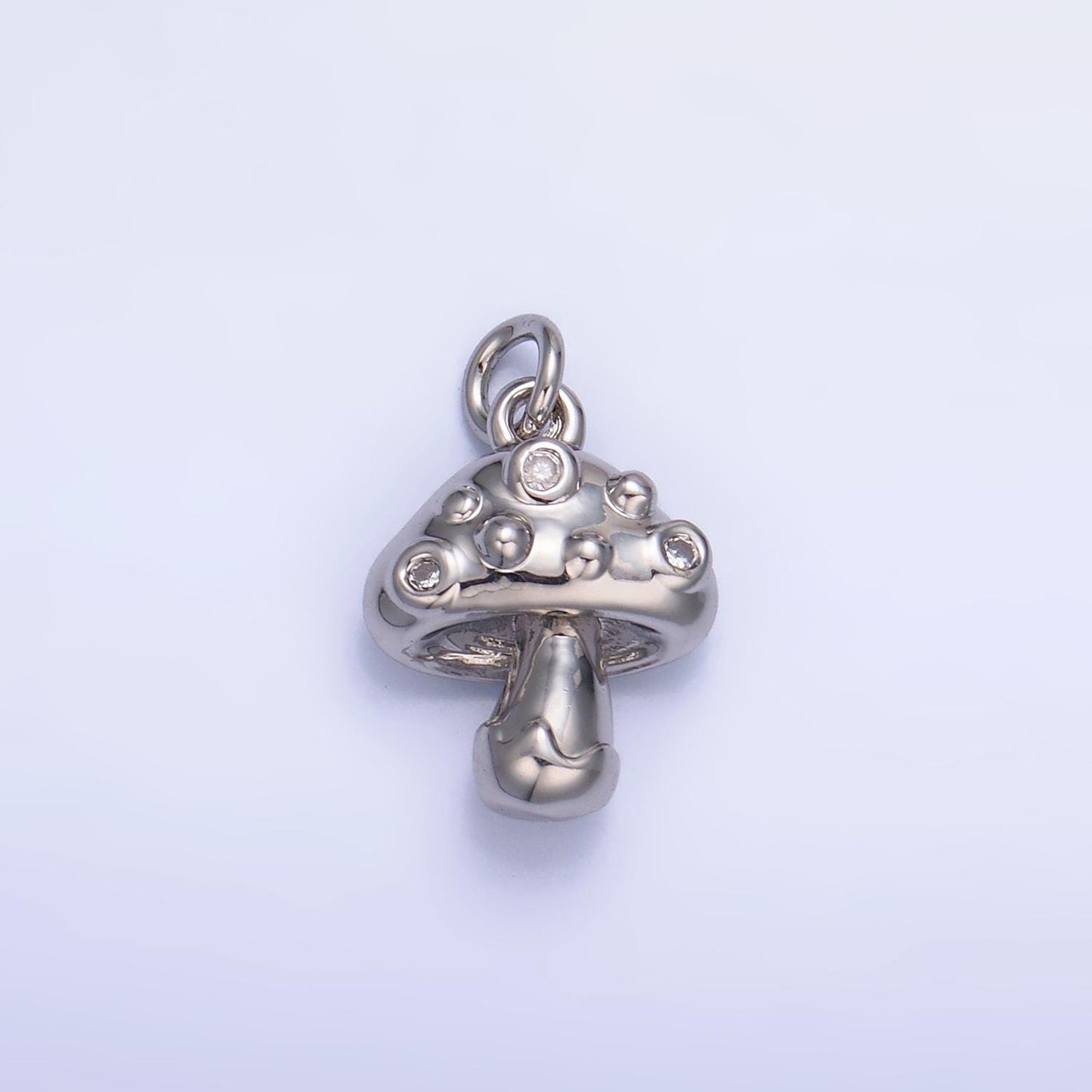 Mini Gold Mushroom Charms 24K Gold Filled Shroomie Pendant Charm Bracelet Necklace for DIY Jewelry Making Supply W353