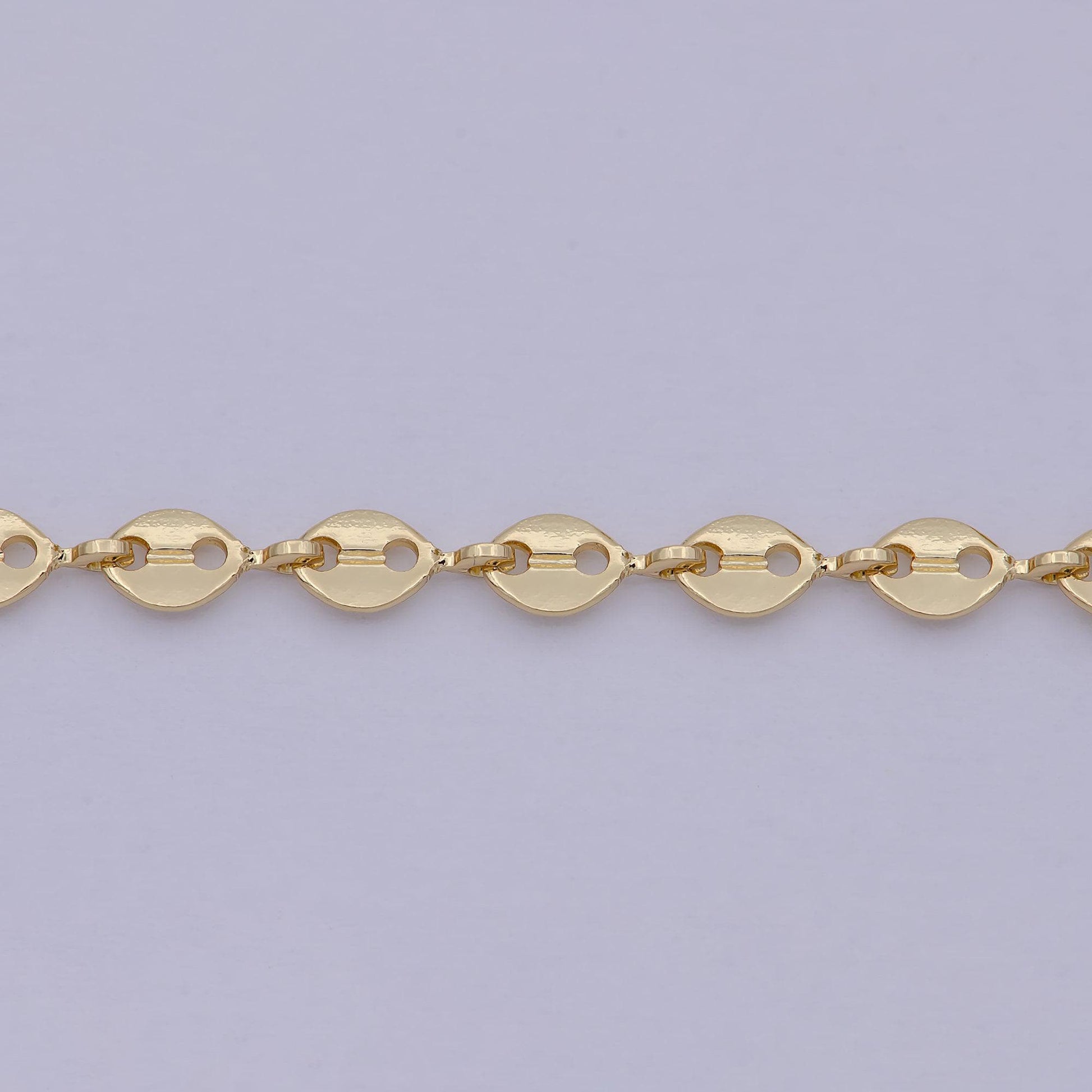 Gold filled anchor chain by yard, gold filled round oval disc chain,wholesale bulk roll chain for jewelry making,thick 0.6mm, 591