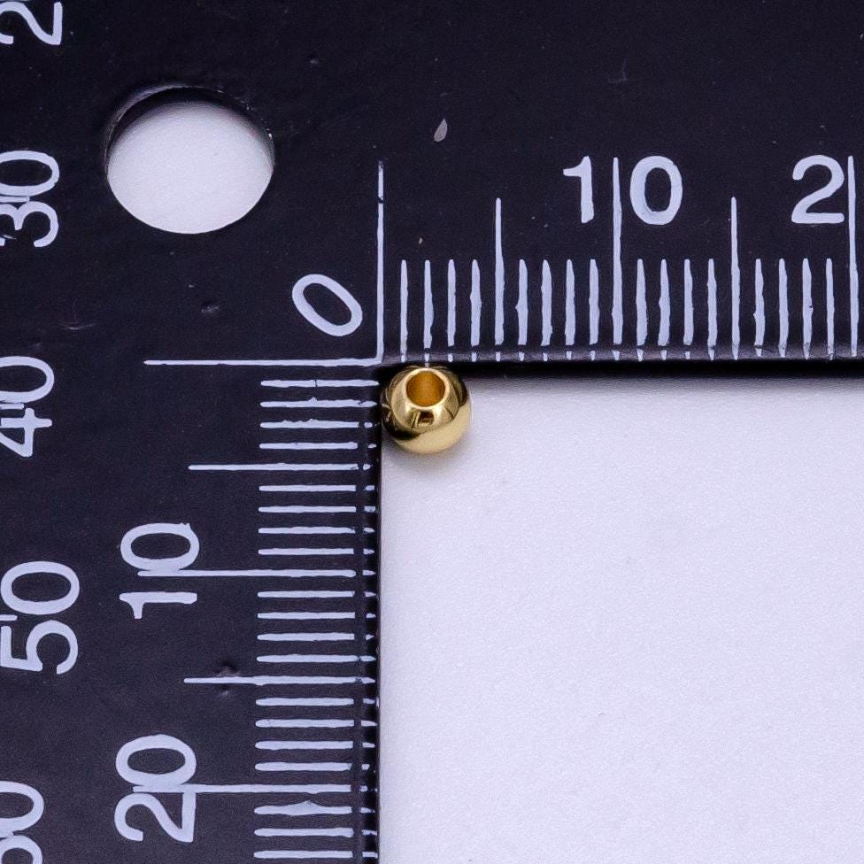 14k gold filled 4mm minimalist bead by 10 pieces/bag | b-922
