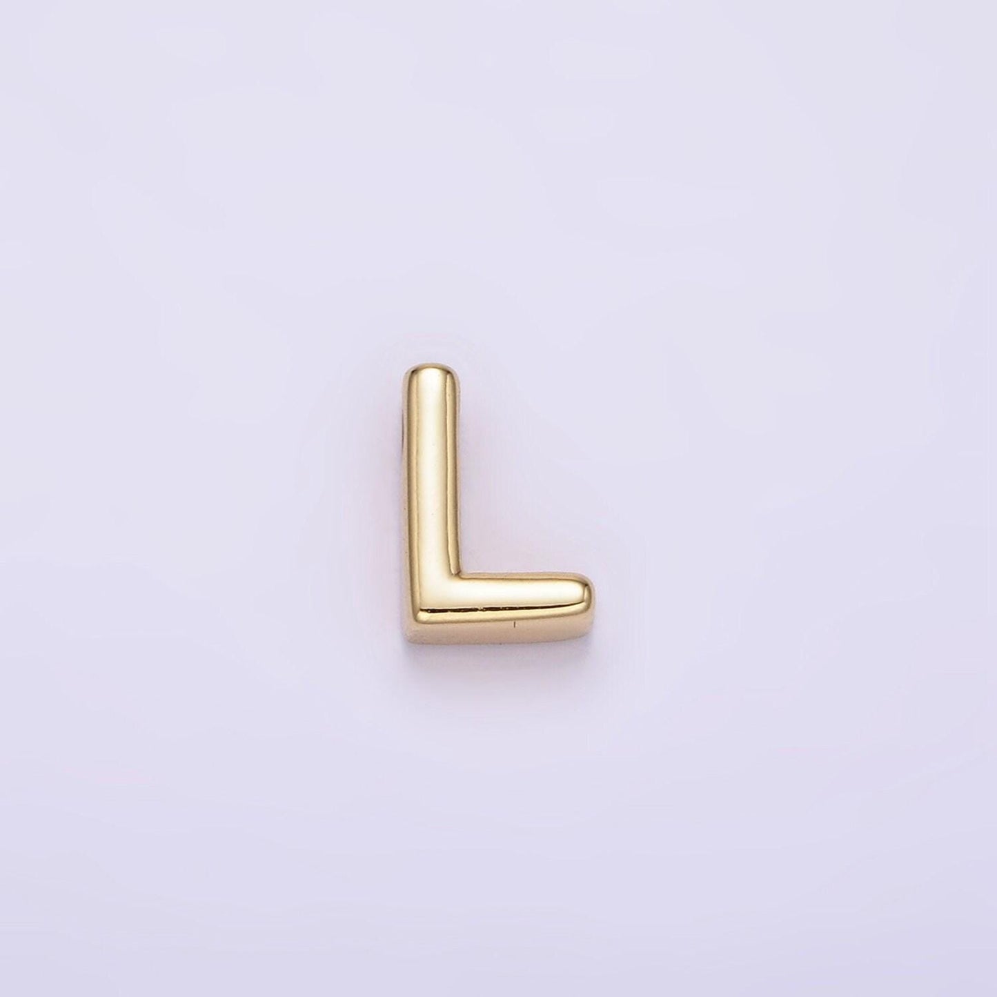 Gold upper case alphabet beads, bead a-z 1x for jewelry making | zz-a1487-1499