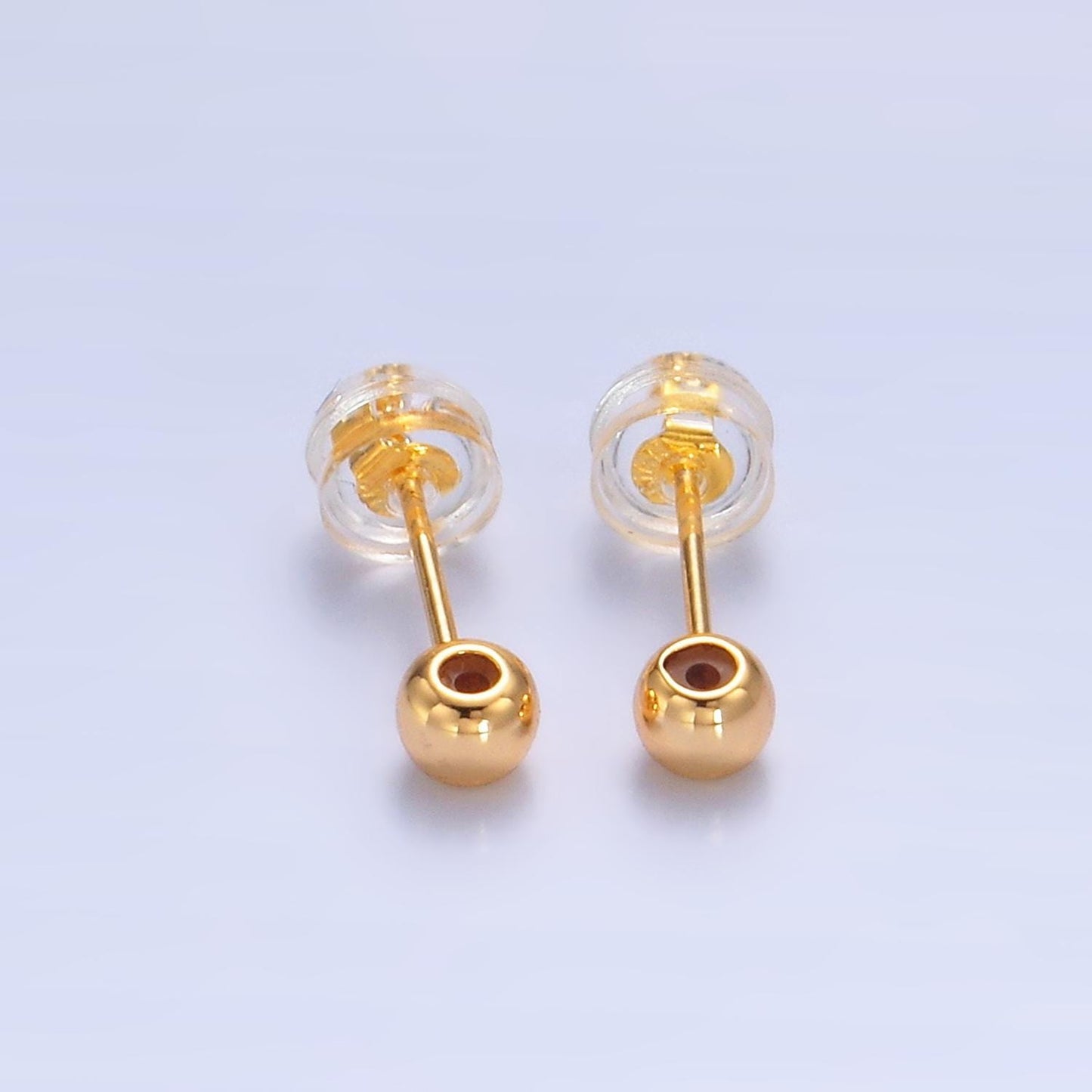 14k gold filled Stud Earring Component for threader earrings jewelry making findings supply | Z1043