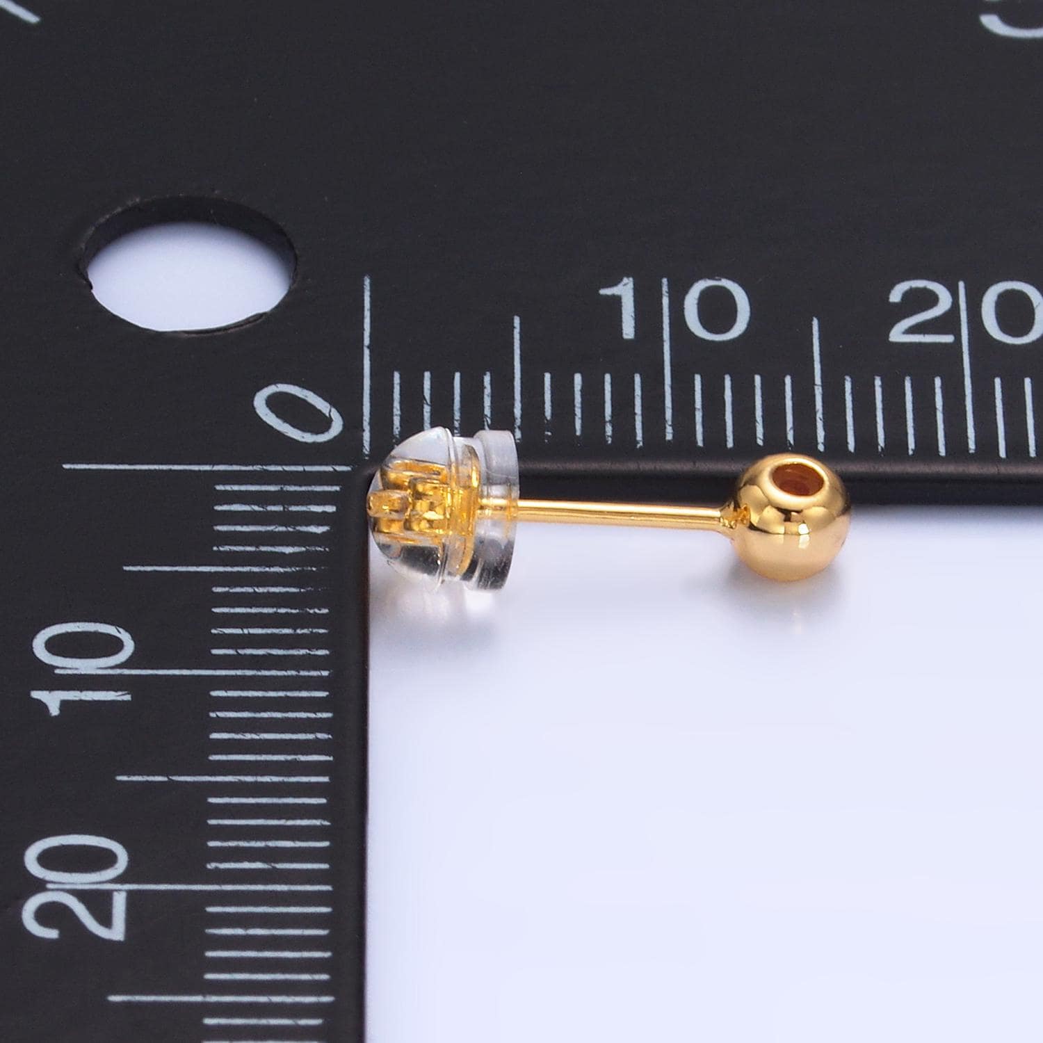 14k gold filled Stud Earring Component for threader earrings jewelry making findings supply | Z1043