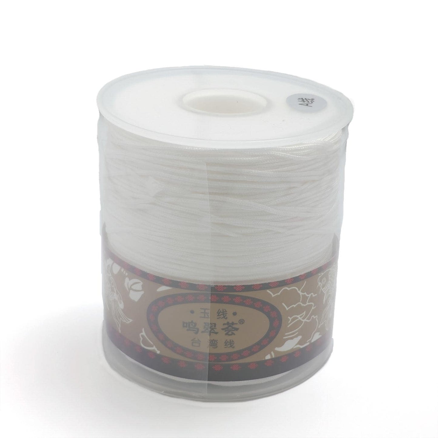 1mm Chinese Knot Cotton Cord DIY Beading Thread White Rope Roll Shamballa Macrame Cord For Bracelet Necklace Jewelry Making 500 meter