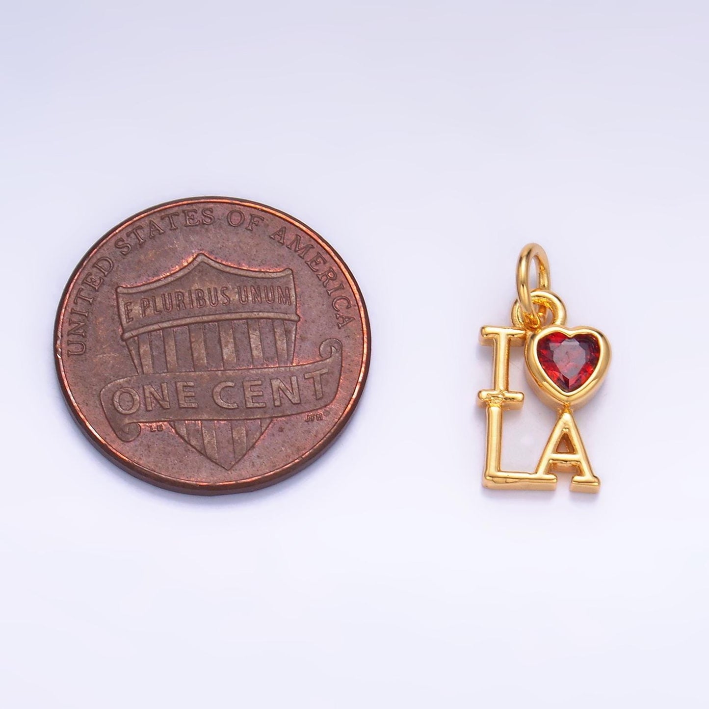 Mini red heart cz gold los angeles charm i love la minimalist jewelry micro cz pave la state sign travel pendants for necklace bracelet w322