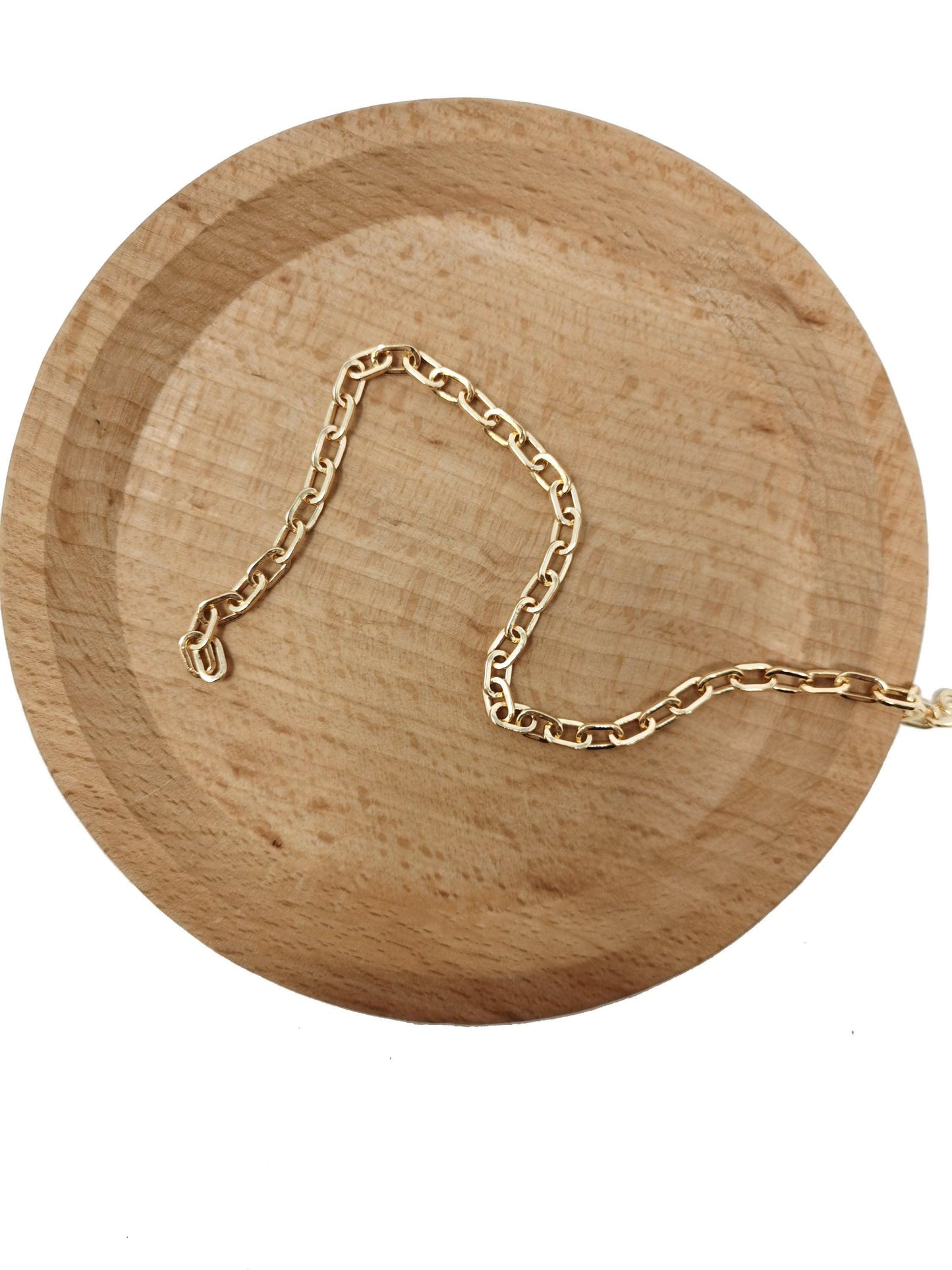 24k gold rolo cable chain by yard, oval link chain by foot,wholesale bulk roll chain for jewelry, thickness 0.9mm, roll-66