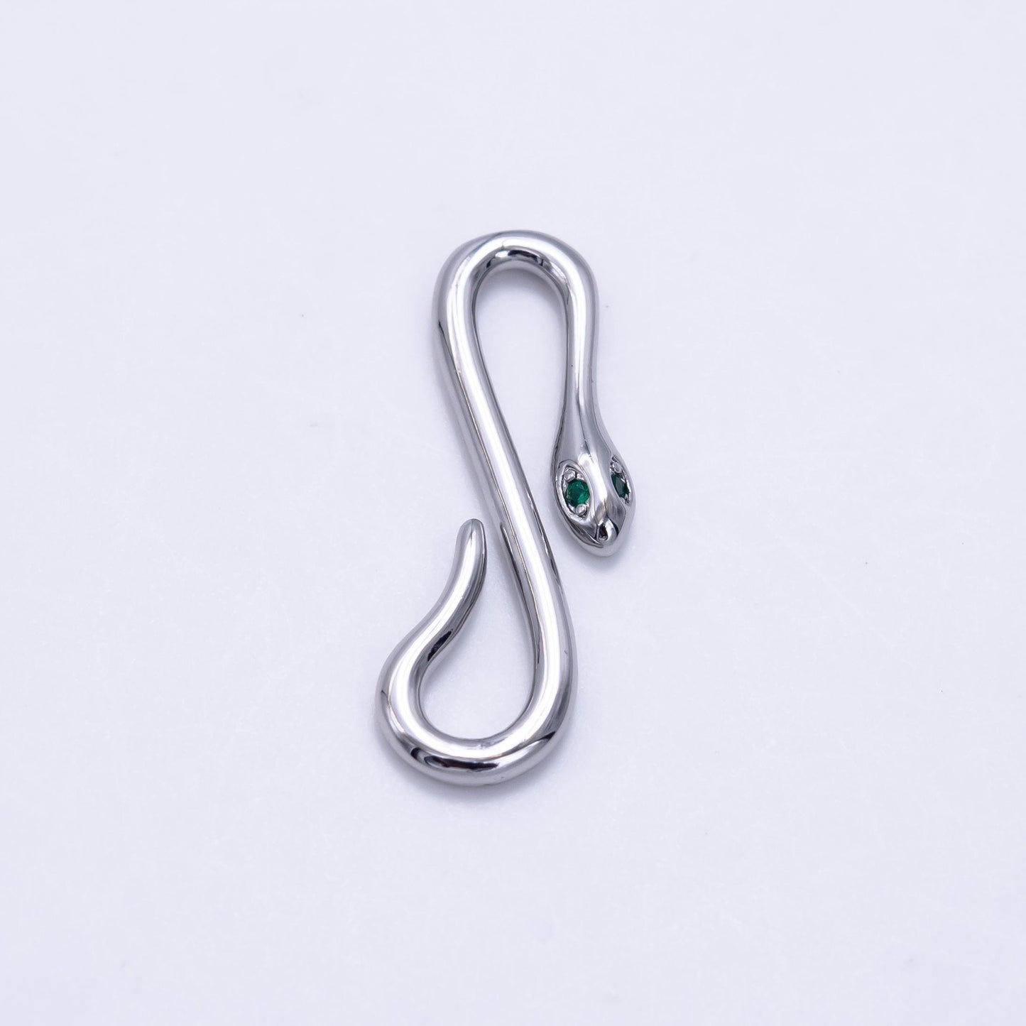 Gold filled 25mm snake curved s-hook clasps closure jewelry supply findings | z-974