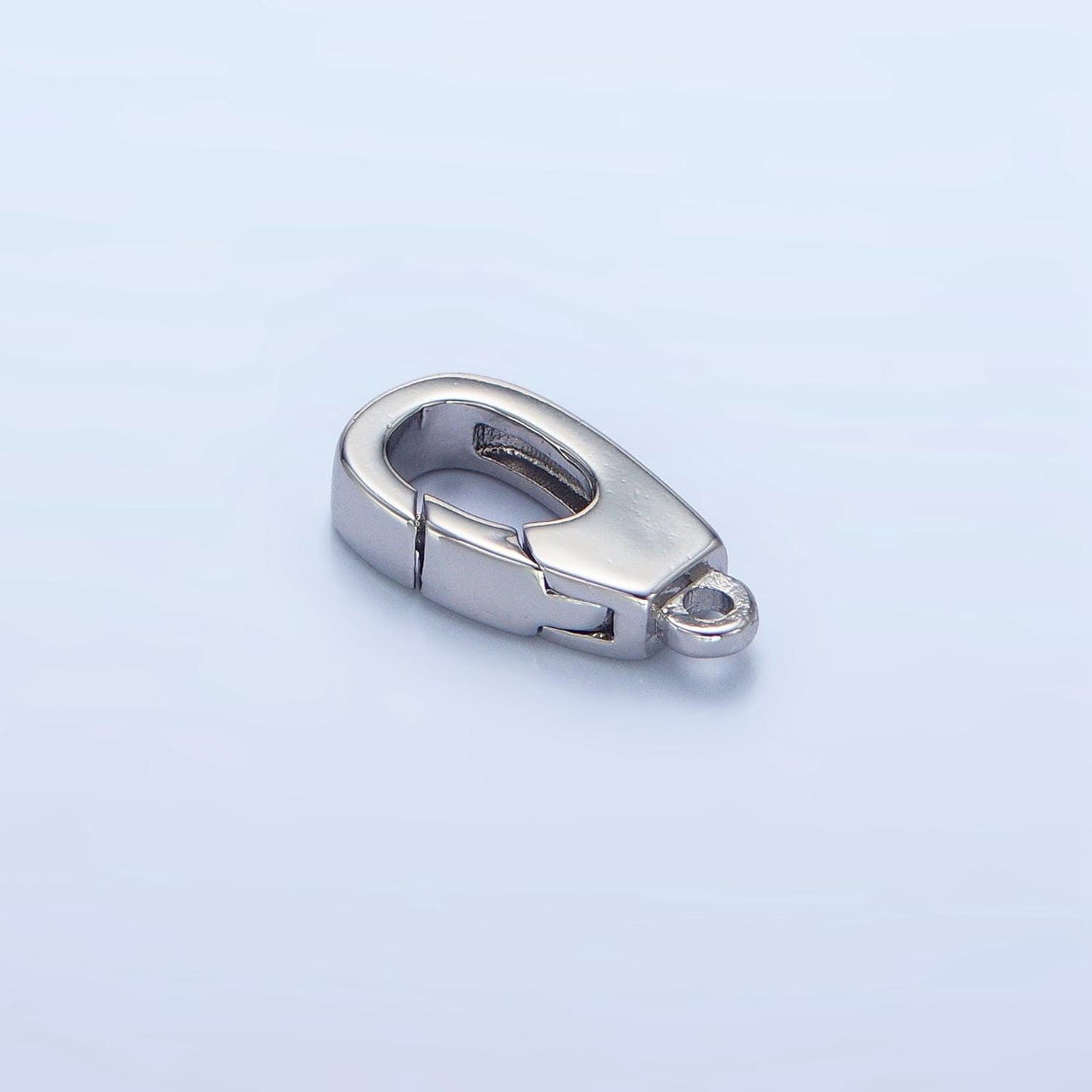 Mini 14k gold filled push spring gate clasps findings self closing triggerless | z960