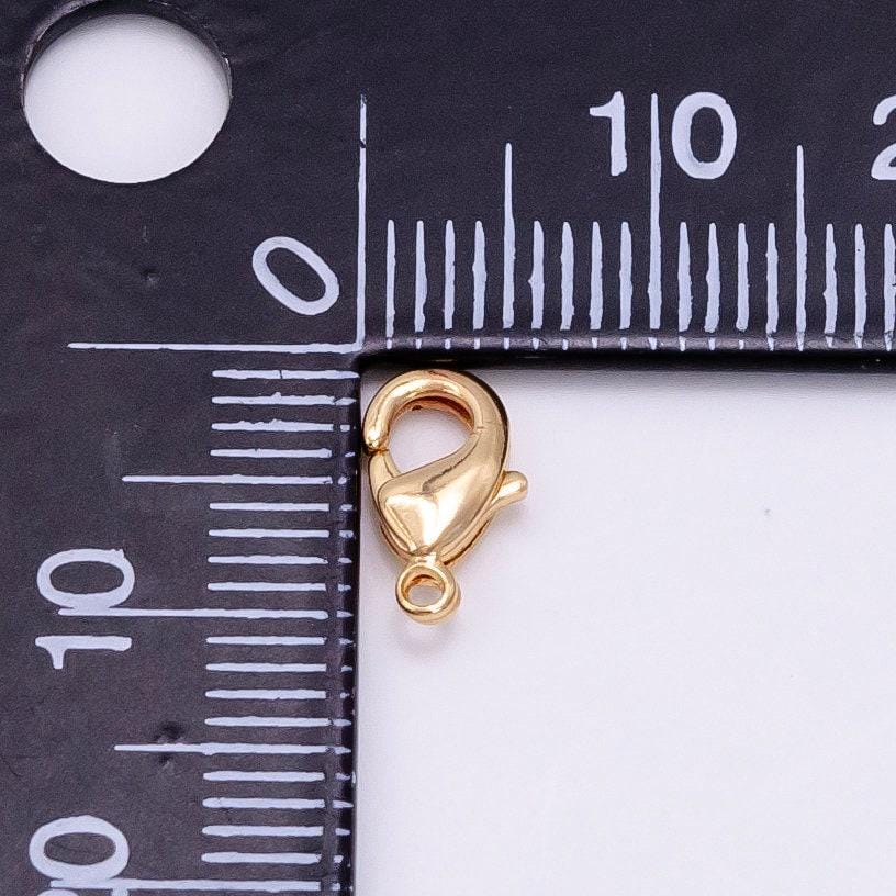 16k gold filled 10mm lobster claw clasps closure findings | z-903