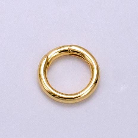 14k gold filled 18mm push spring gate findings | z-721