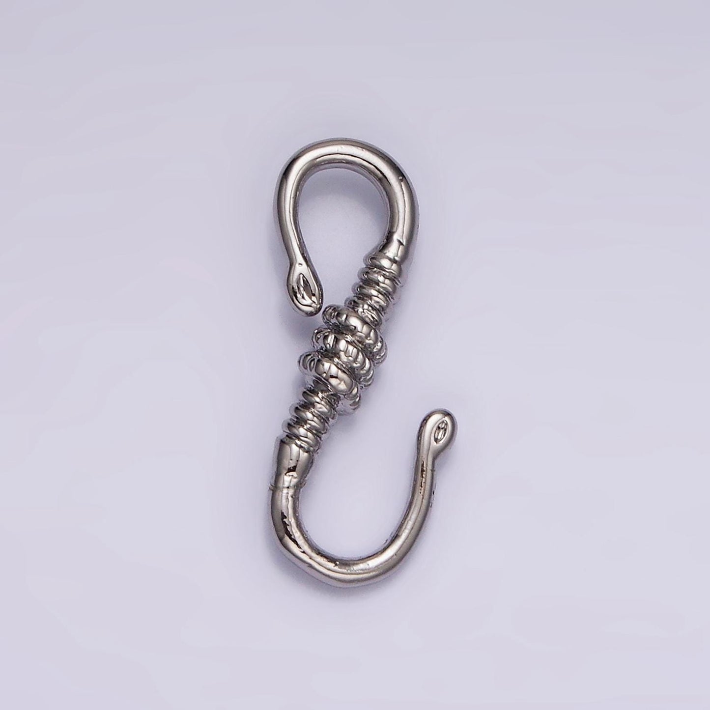 Gold filled 15mm curved s-hook clasps closure jewelry supply findings | z-657