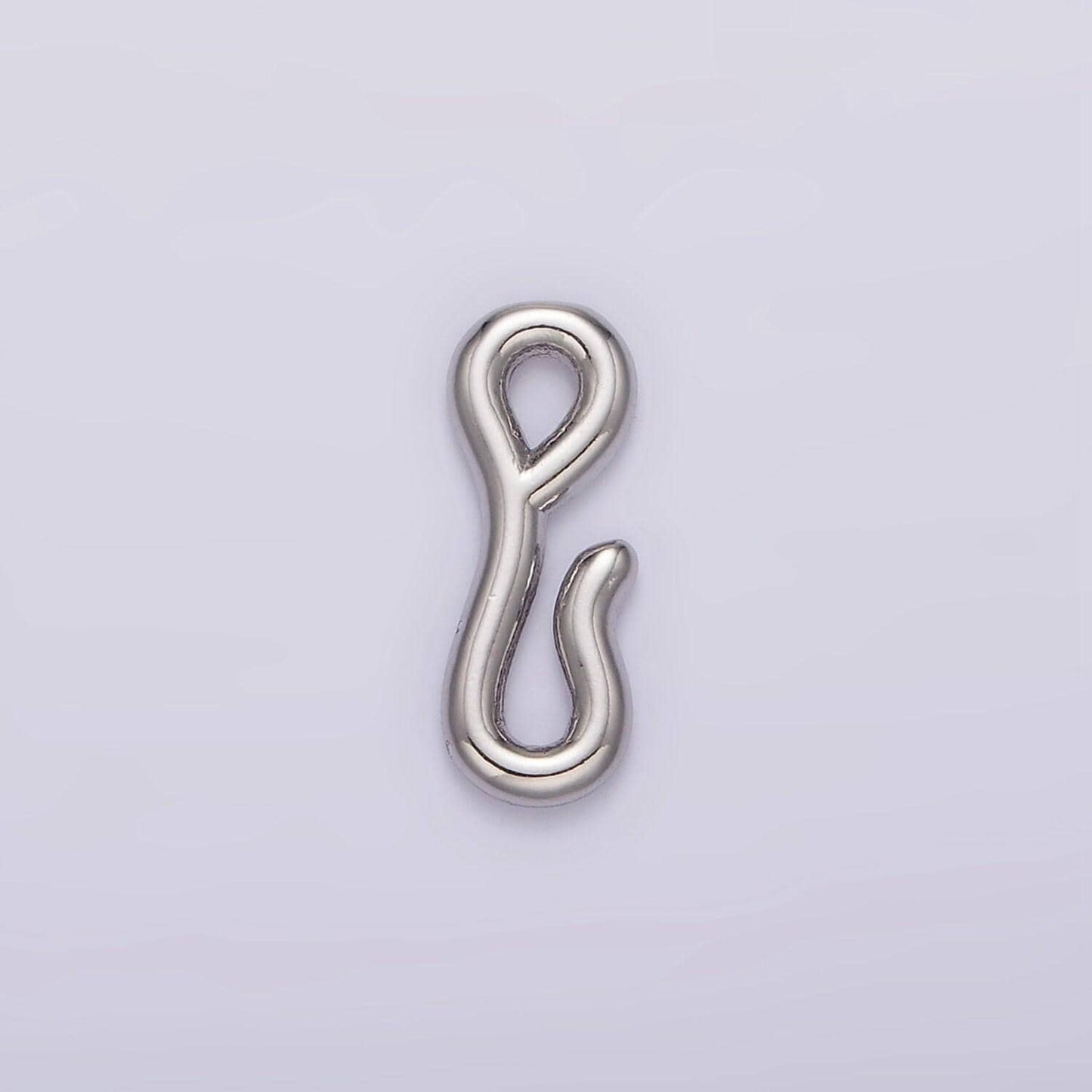 Mini hook and eye clasp gold s-hook clasp for bracelets, necklaces jewelry making supply z652