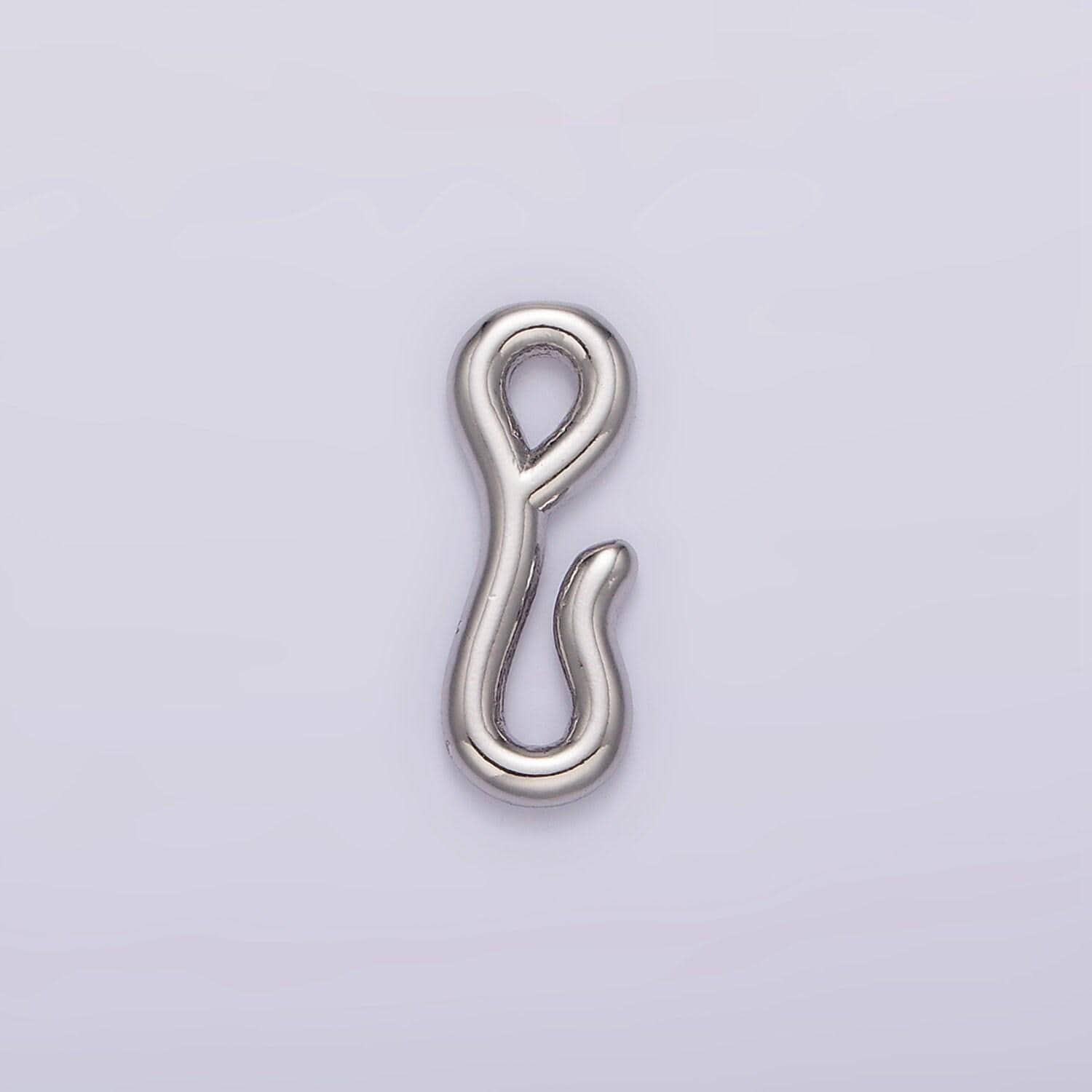 Mini hook and eye clasp gold s-hook clasp for bracelets, necklaces jewelry making supply z652