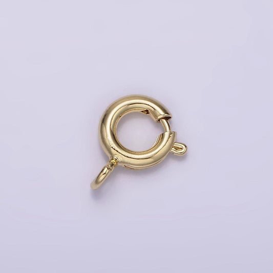 14k gold filled spring ring clasp, lock finding yellow gold clasp for bracelet necklace anklet component finding z539