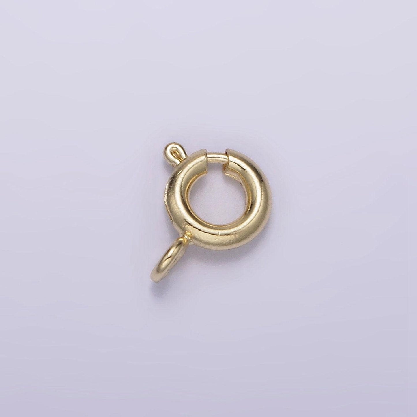 14k gold filled spring ring clasp, lock finding yellow gold clasp for bracelet necklace anklet component finding z539
