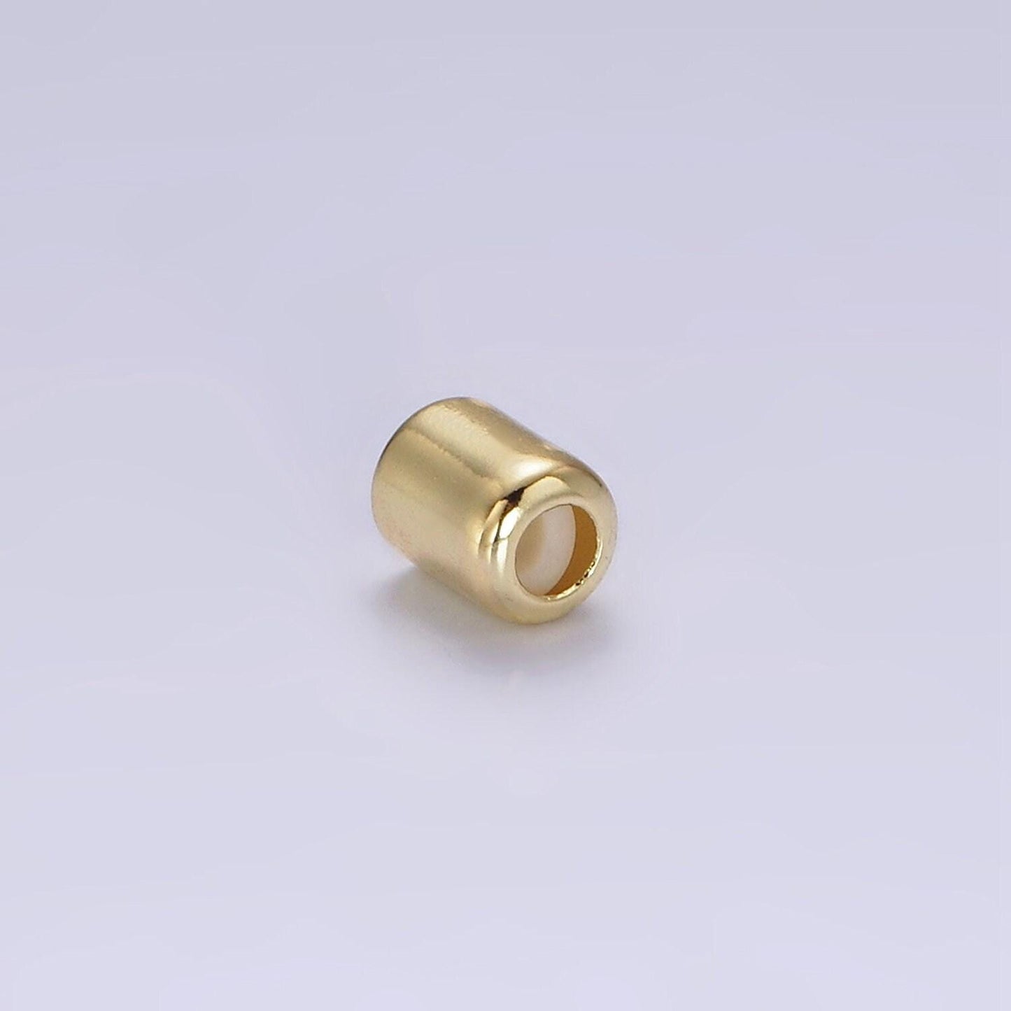 1x gold slider beads tube cylinder chain silicon stopper bolo gold beads, diy bracelets necklace for adjustable jewelry making supply z-536