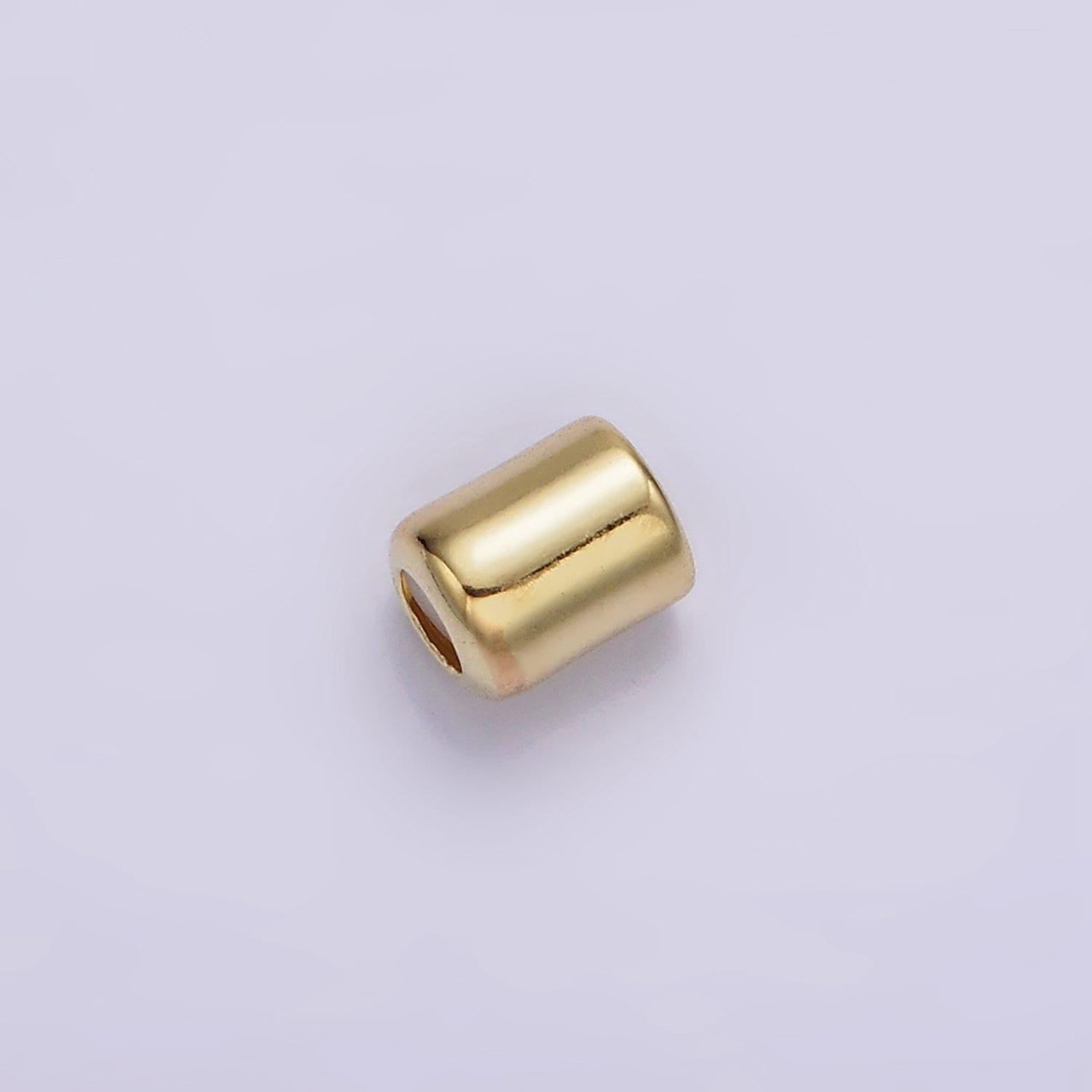 1x gold slider beads tube cylinder chain silicon stopper bolo gold beads, diy bracelets necklace for adjustable jewelry making supply z-536