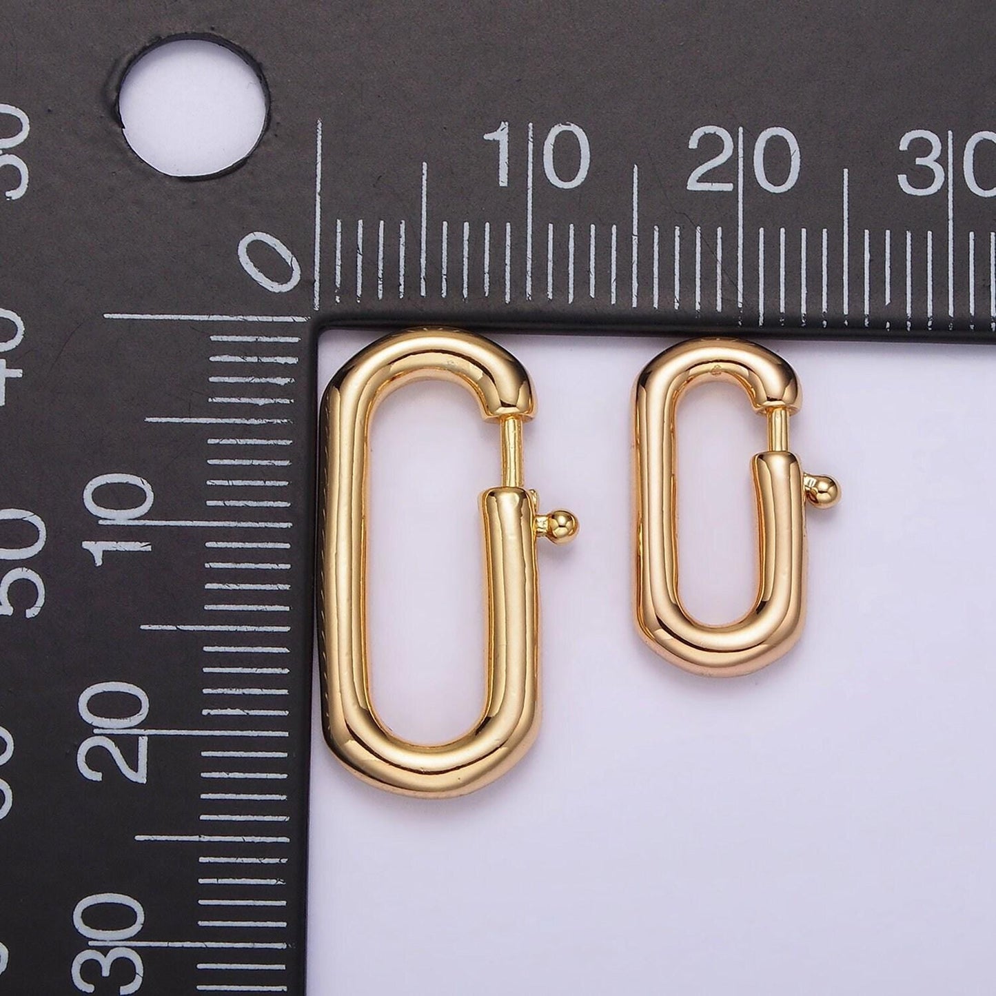 Spring gate clasp brass ,gate clasp, pull clasp, spring gate oval. spring clasp, spring gate charm holder