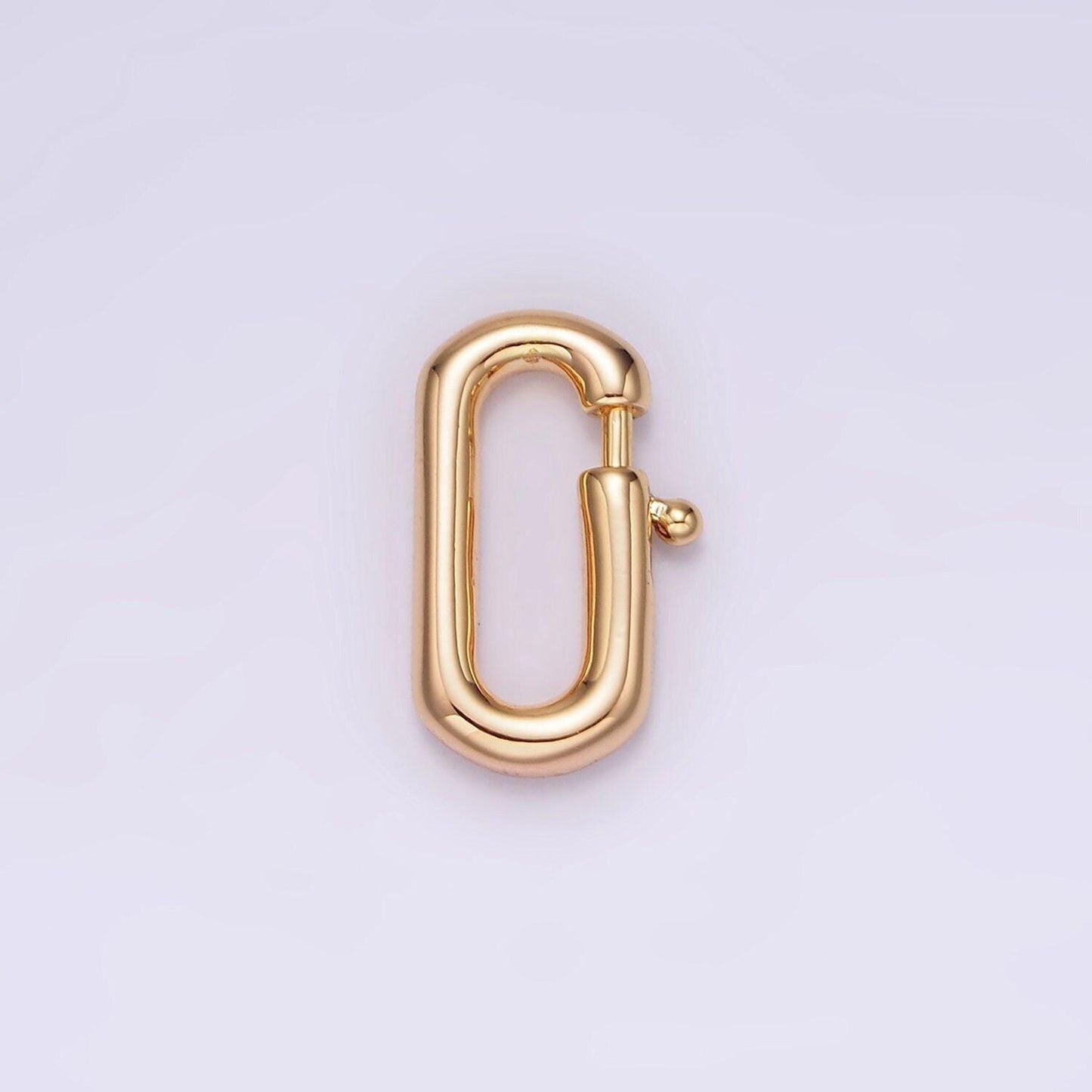 Spring gate clasp brass ,gate clasp, pull clasp, spring gate oval. spring clasp, spring gate charm holder