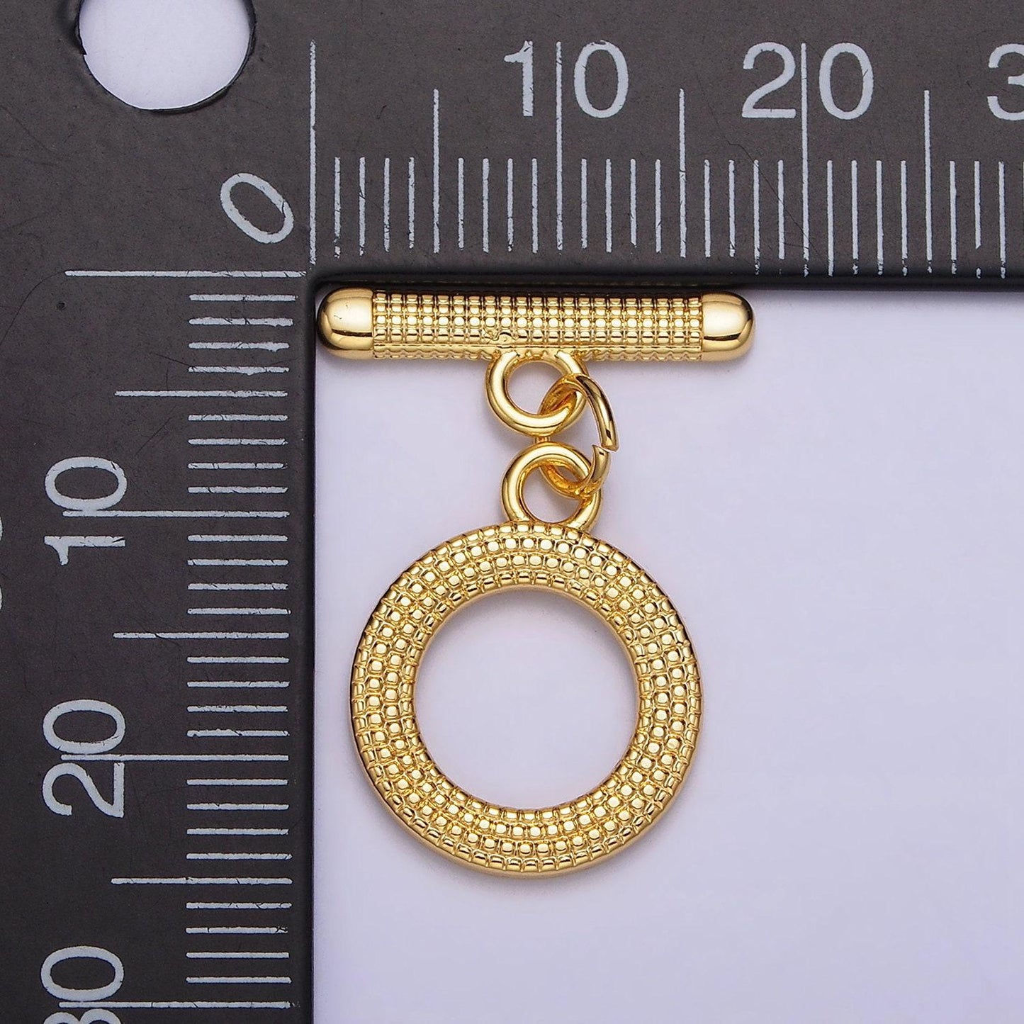 Dainty textured classic gold toggle clasps gold filled ot clasp wholesale findings silver end clasp beaded fancy clasp z437