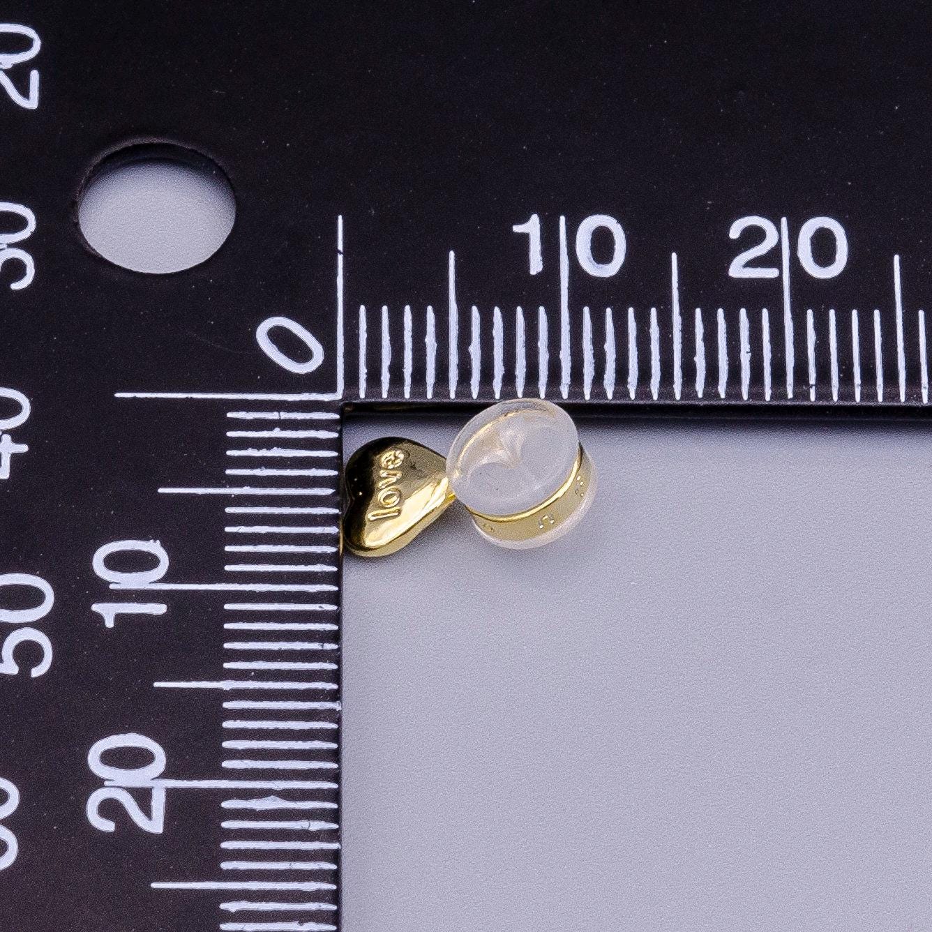 2 pieces gold / silver silicone earring backs for heavy earrings lifting earrings backs support hypoallergenic comfy earring back z358