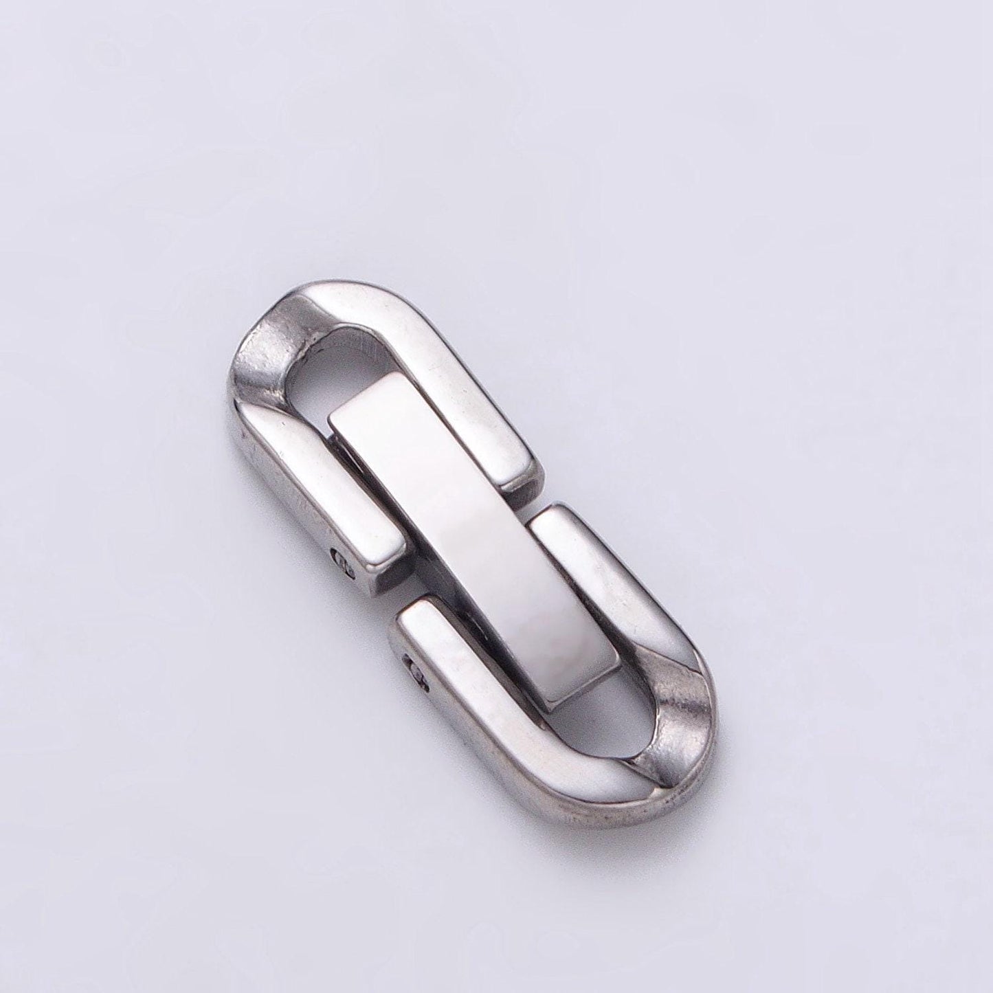 Gold fold over clasps extender clasp closure stainless steel end caps for bracelet jewelry component handmade supply z320 z321