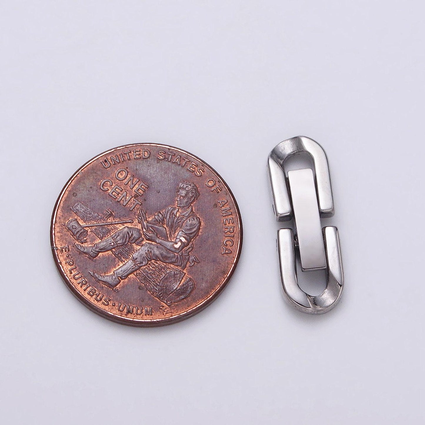 Gold fold over clasps extender clasp closure stainless steel end caps for bracelet jewelry component handmade supply z320 z321