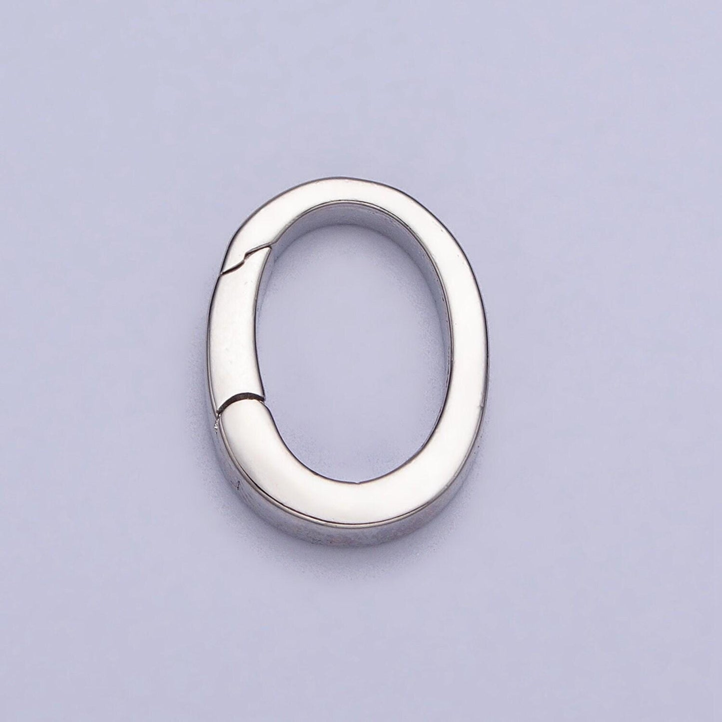 Mini gold spring gate ring, push gate ring 13.4 x 17.5mm oval ring charm holder gold clasp for jewelry clasp z305