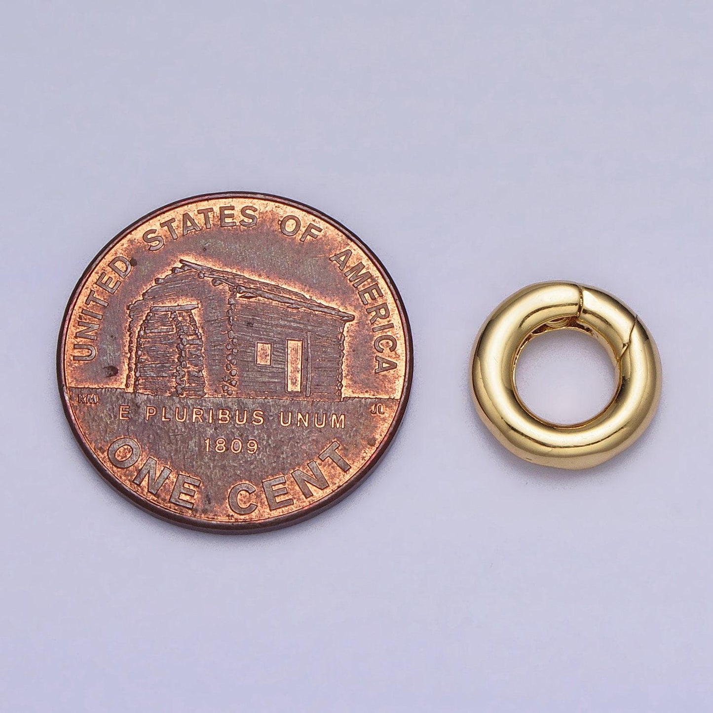 Mini gold silver spring gate ring 10mm round circle ring, round clasp, push clip clasp, spring gate for jewelry making z303