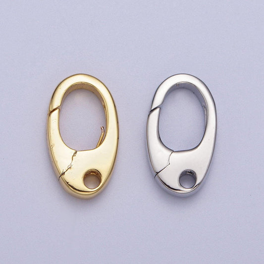 Snap hook push gate lobster clasp for fashion clips wallet purse key chain jewelry wallet chain making z-194
