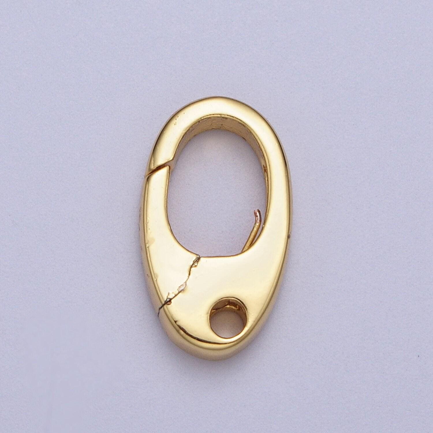Snap hook push gate lobster clasp for fashion clips wallet purse key chain jewelry wallet chain making z-194