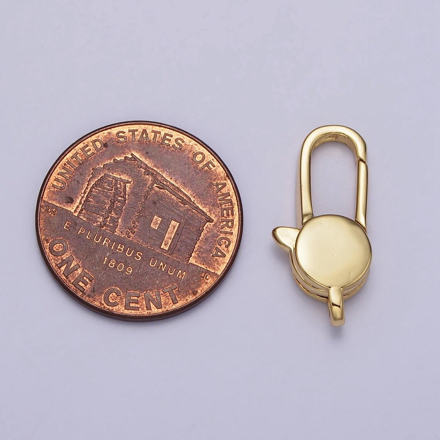 1pc wholesale lobster clasp 24k gold , oval lobster claw for jewelry making, size 19.3x8.9 mm z147 z148