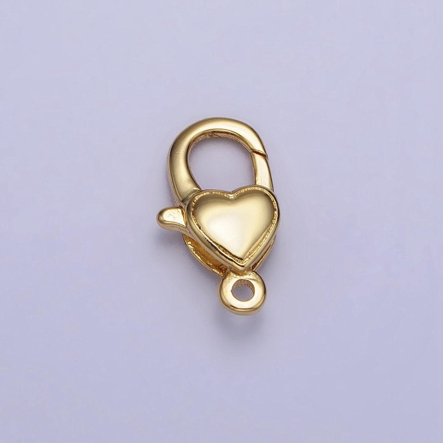 14k gold filled love heart lobster clasp heart trigger clasp – lobster claw for jewelry making supplies | z129