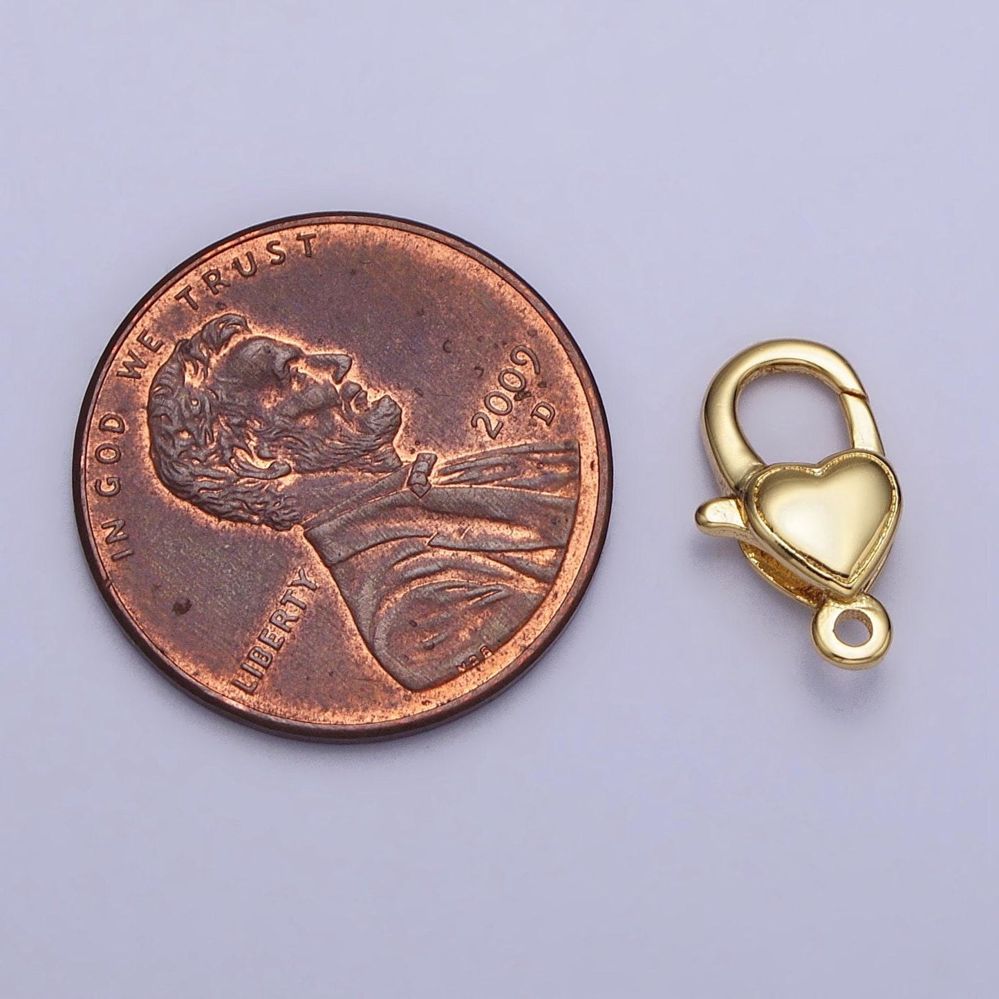 14k gold filled love heart lobster clasp heart trigger clasp – lobster claw for jewelry making supplies | z129