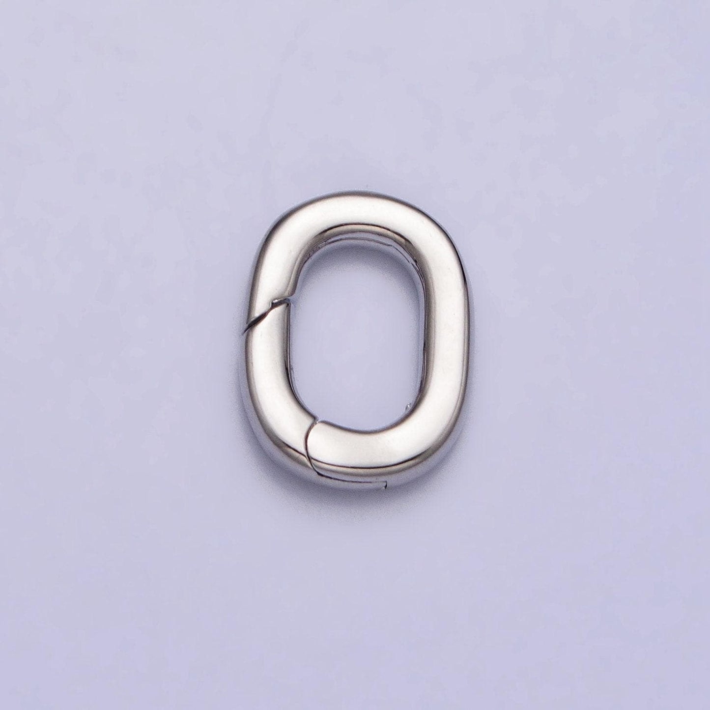 Tiny gold spring gate ring, push gate ring mini oval ring charm holder gold clasp for jewelry clasp z-117