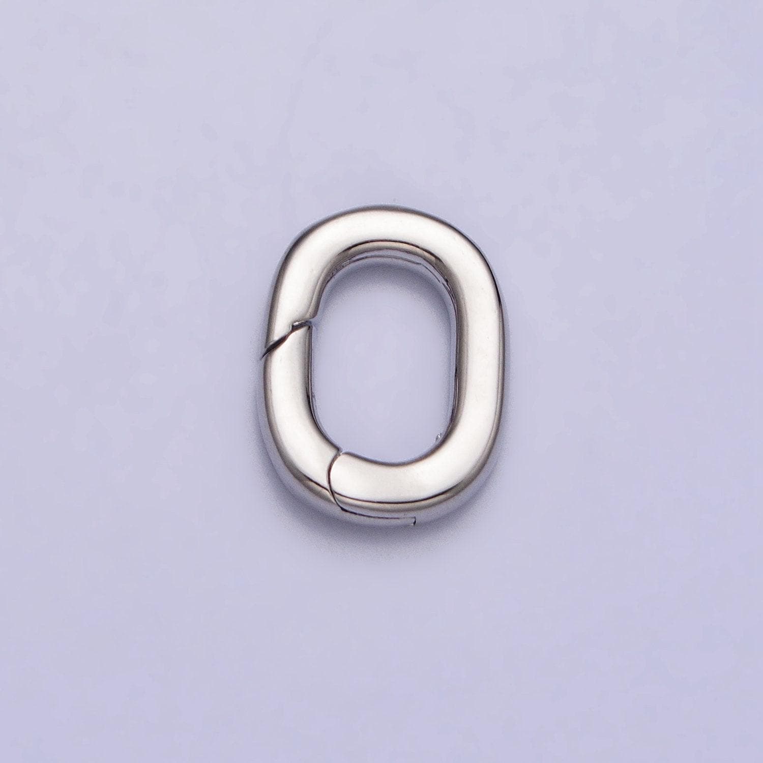 Tiny gold spring gate ring, push gate ring mini oval ring charm holder gold clasp for jewelry clasp z-117