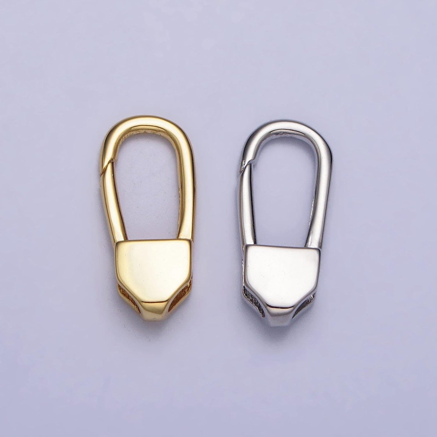 Gold clasp strap clasp lobster clasp push gate hook trigger hook for charm holder necklace supplies z-115