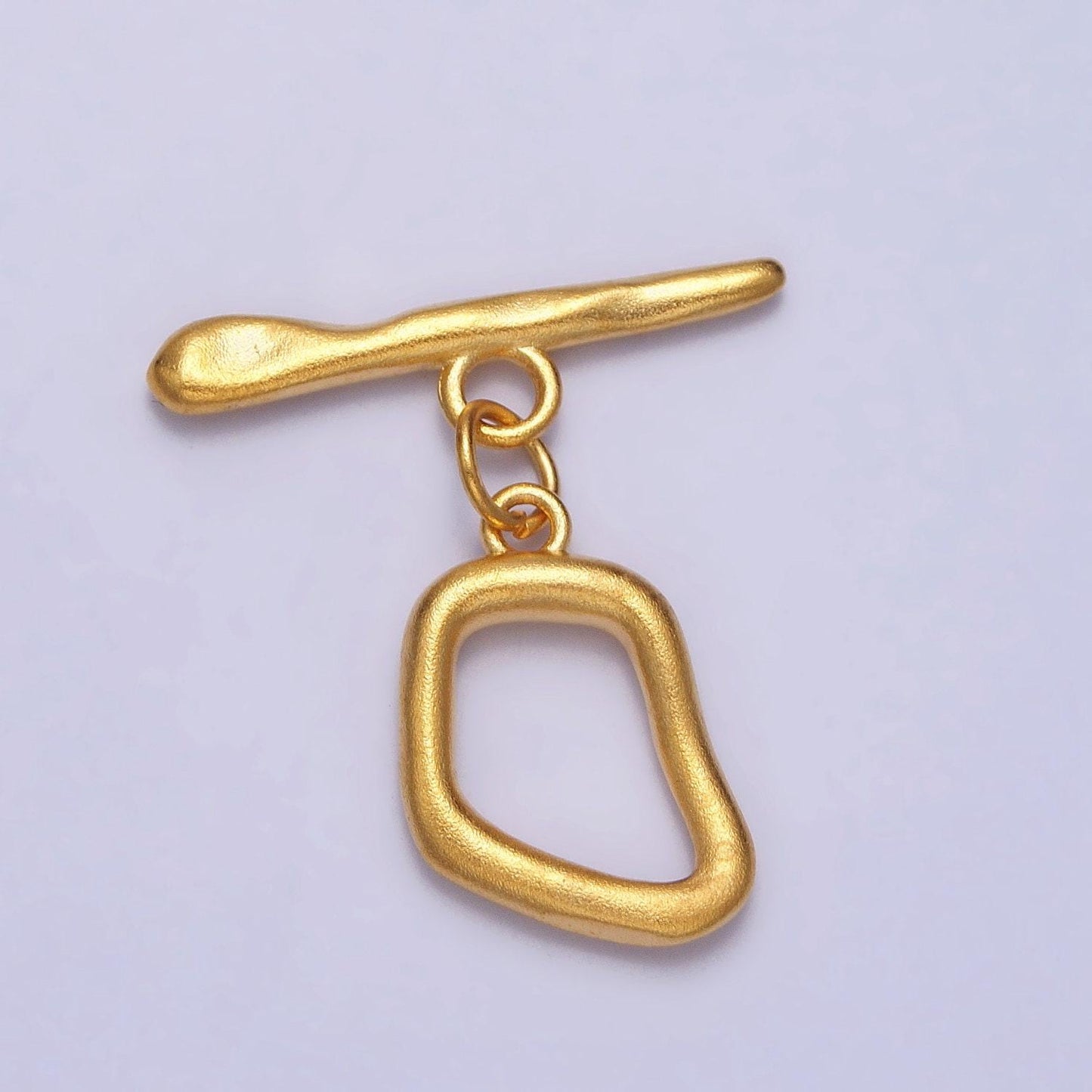 Abstract geometric toggle clasps jewelry closure supply in silver, gold | z088 z089 z097