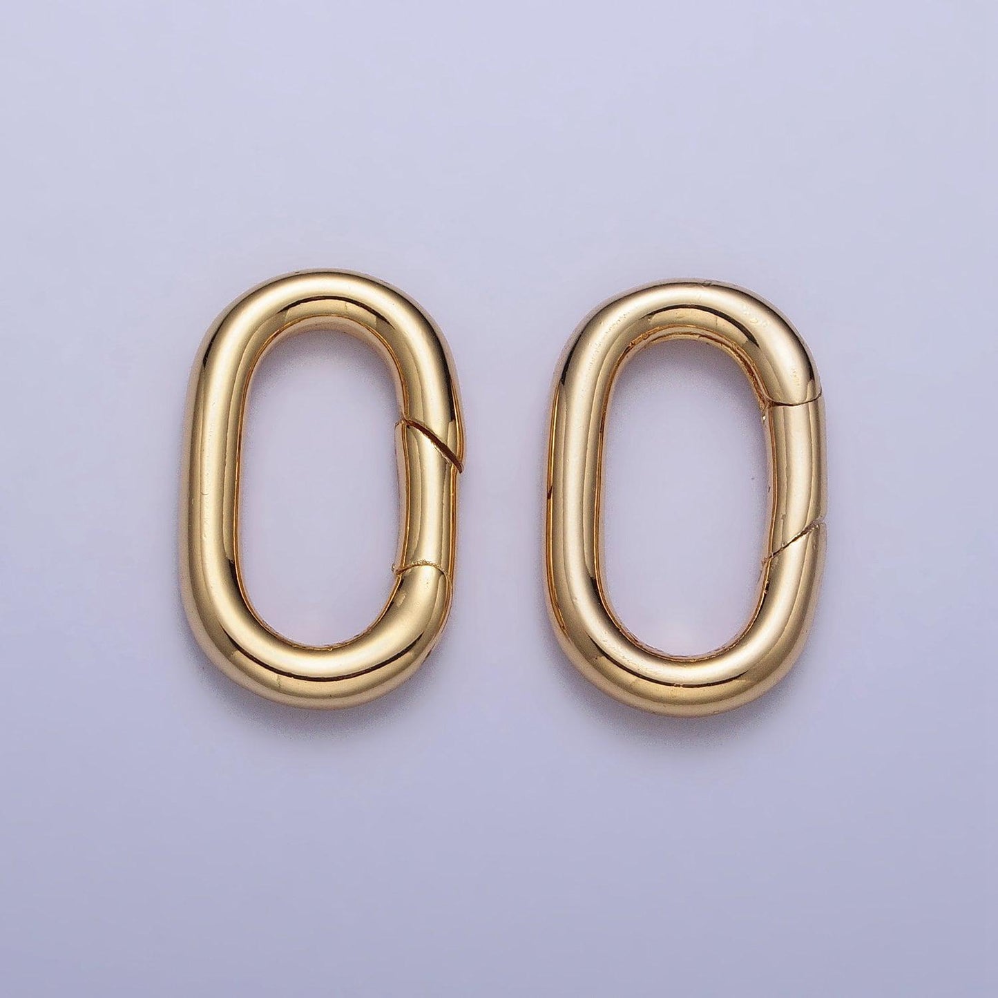 Mini gold o rings spring oval spring gate ring clasp for jewelry, purse oval push gate snap hook for charm holder jewelry making z-086