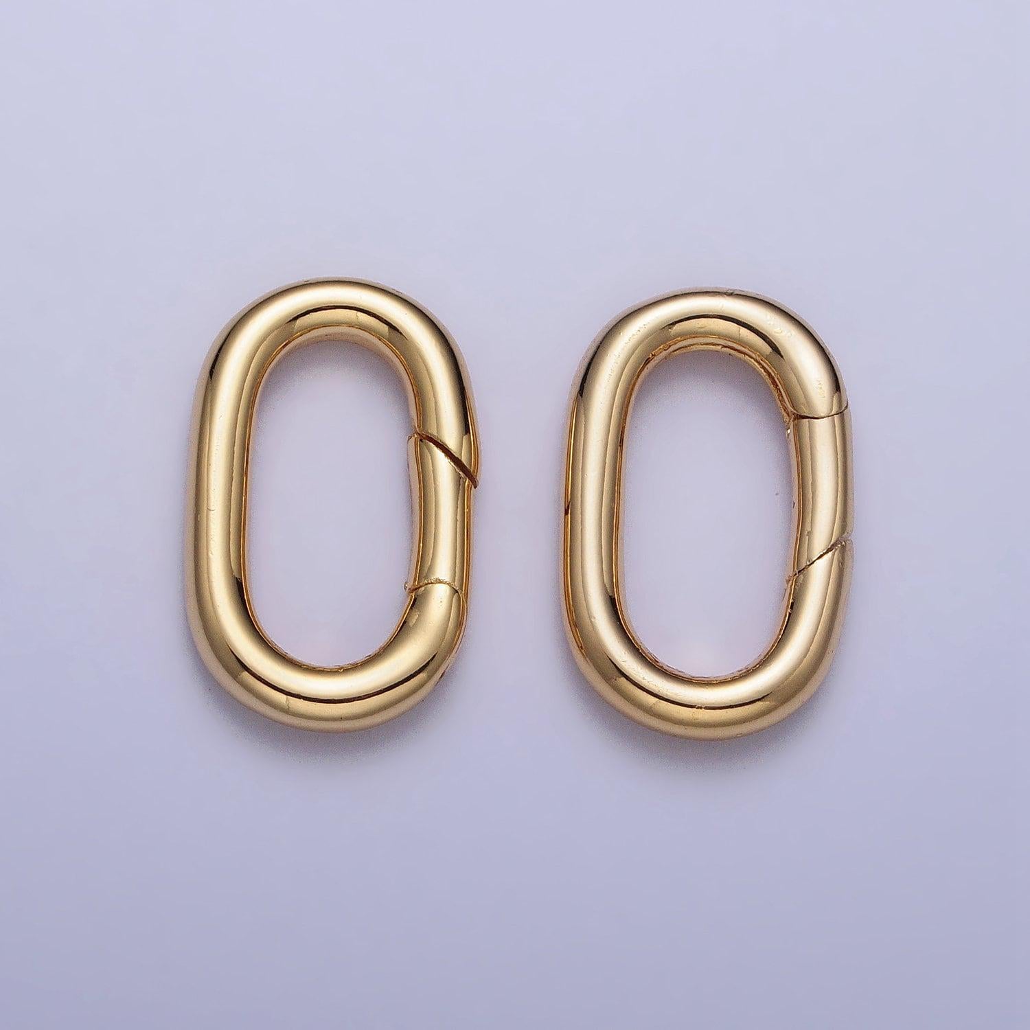 Mini gold o rings spring oval spring gate ring clasp for jewelry, purse oval push gate snap hook for charm holder jewelry making z-086