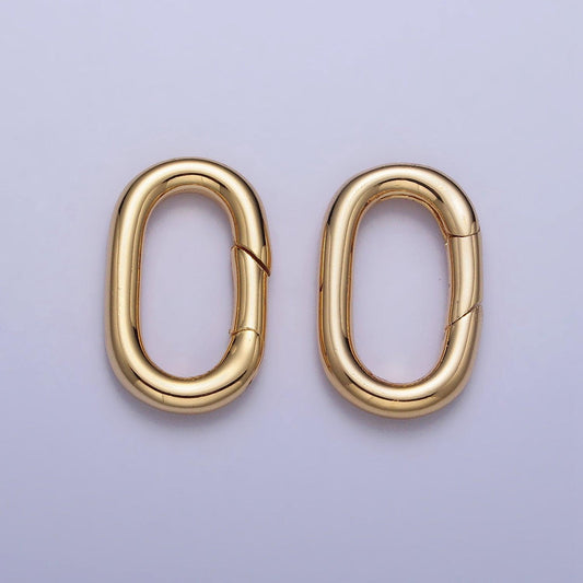 Mini gold o rings spring oval spring gate ring clasp for jewelry, purse oval push gate snap hook for charm holder jewelry making z-086