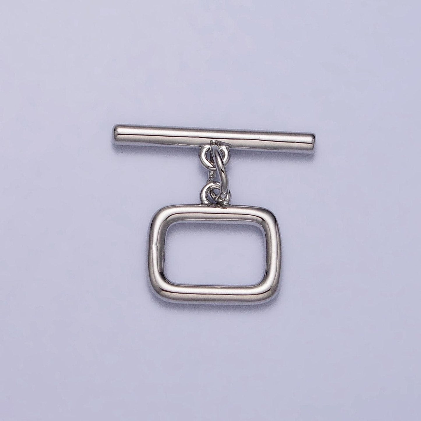 Simple toggle clasps, plain rectangle ot clasp for necklace bracelet, jewelry making 18mm end clasp z078