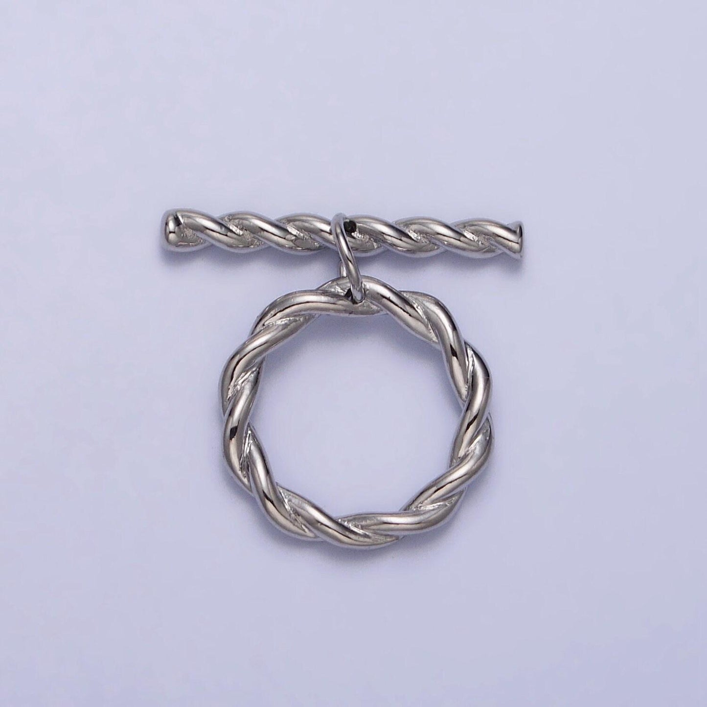 24k gold plated rope ot toggle clasps twisted end clasp for jewelry handmade making bracelet necklace bar fancy clasp z055