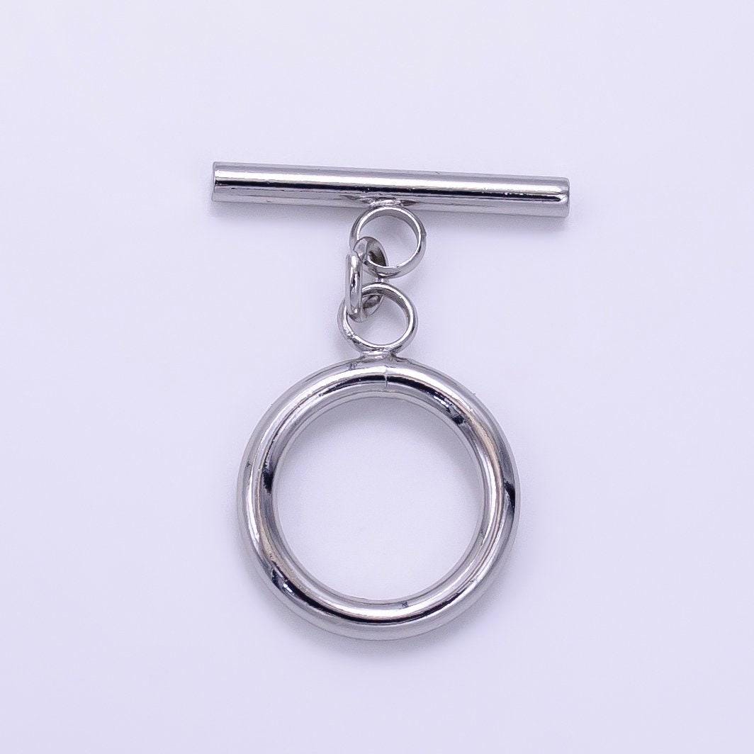 Gold & silver 25mm toggle clasps supply | z-760