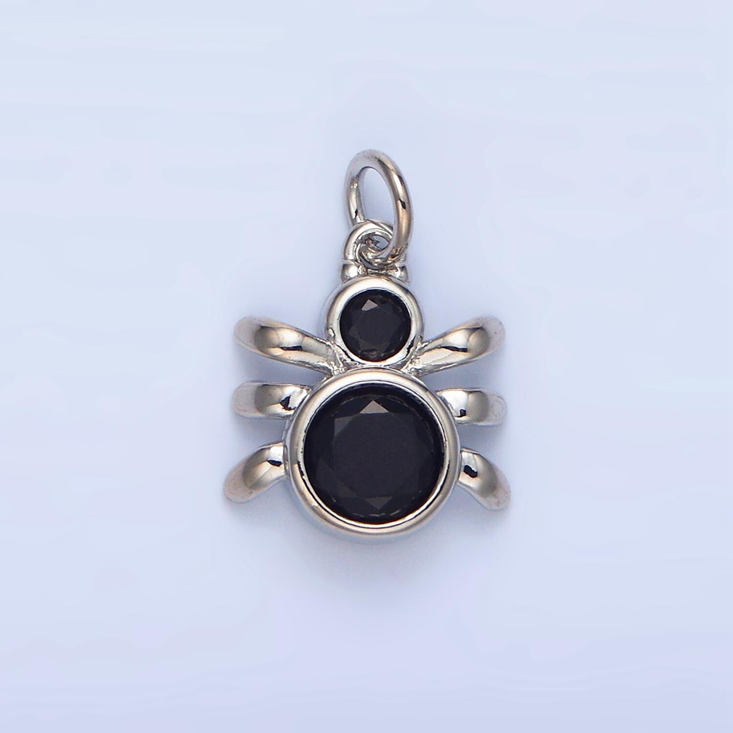 Green, black, red bed bug insect cz 24k gold filled charm | x-886 - x-901