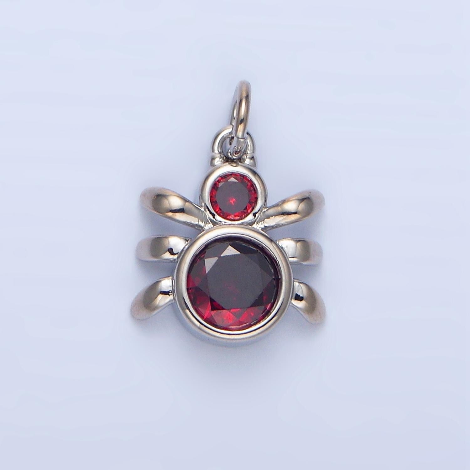 Green, black, red bed bug insect cz 24k gold filled charm | x-886 - x-901
