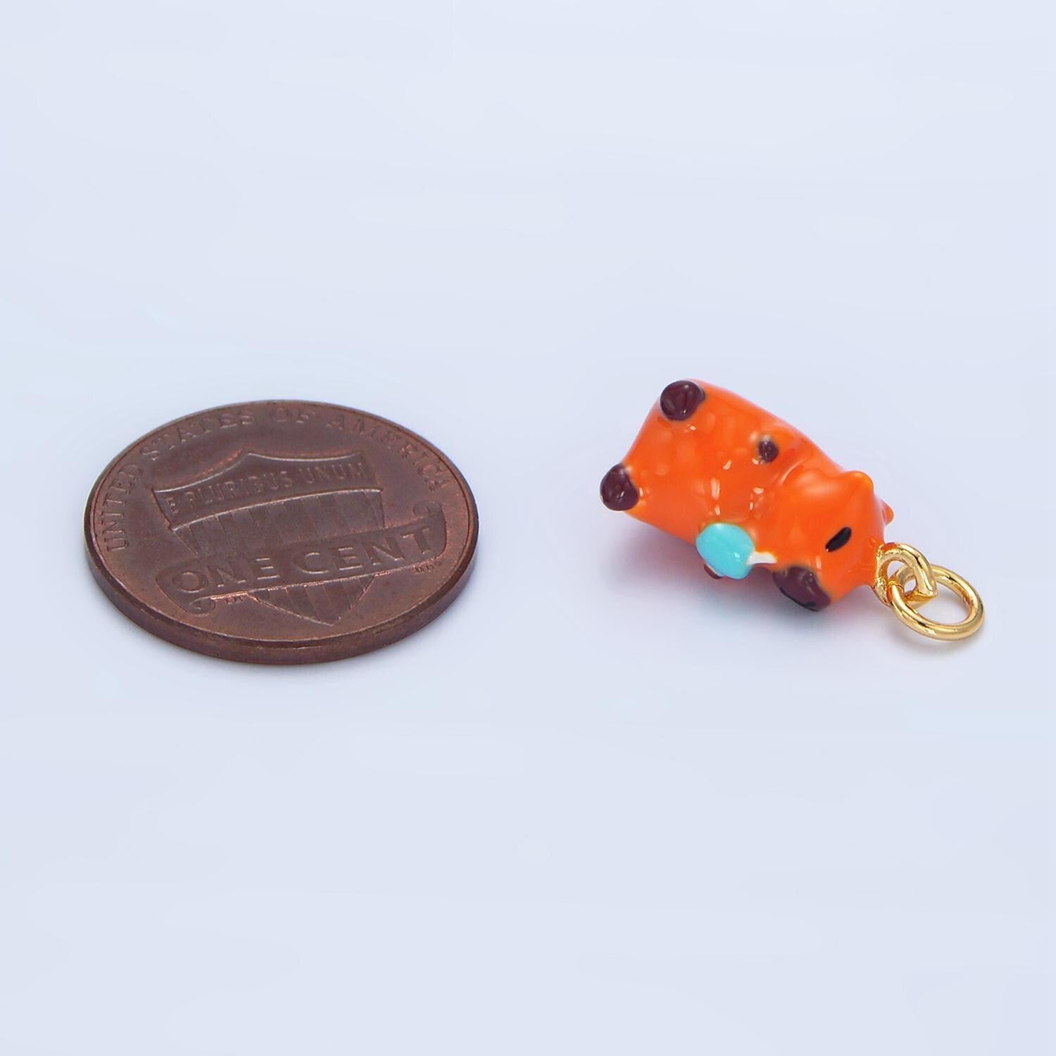 Cute drinking capybara charms glass animal pendant diy jewelry making supply for bracelet necklace earring key chain tumbler charm x581