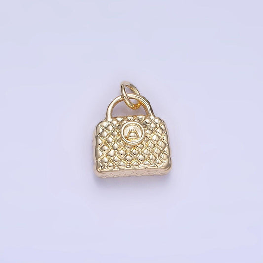 Mini puffy texture hand bag charm for bag lovers | w-659