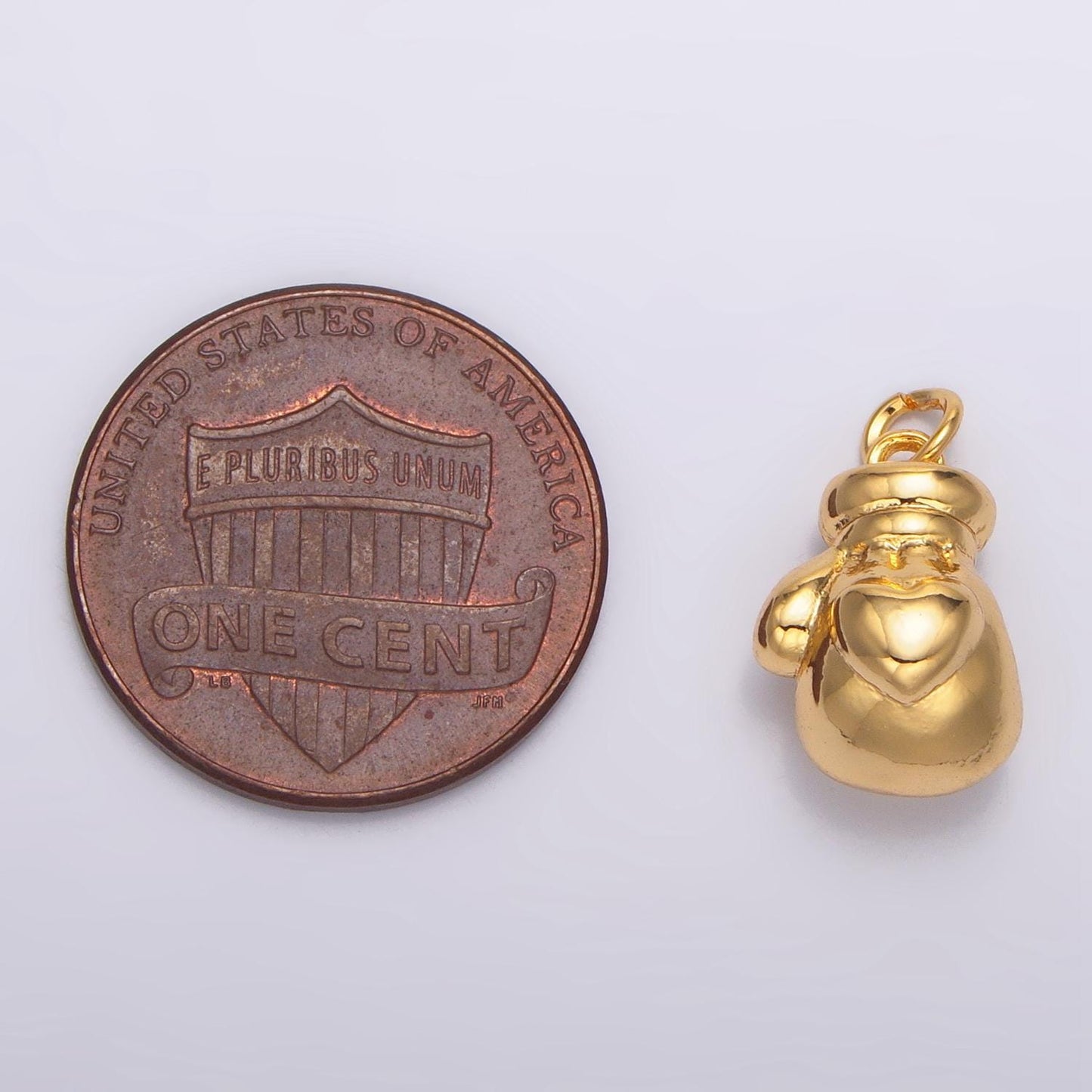 Dainty gold filled mittens charm winter cold gloves pendant jewelry inspired for bracelet necklace component w099