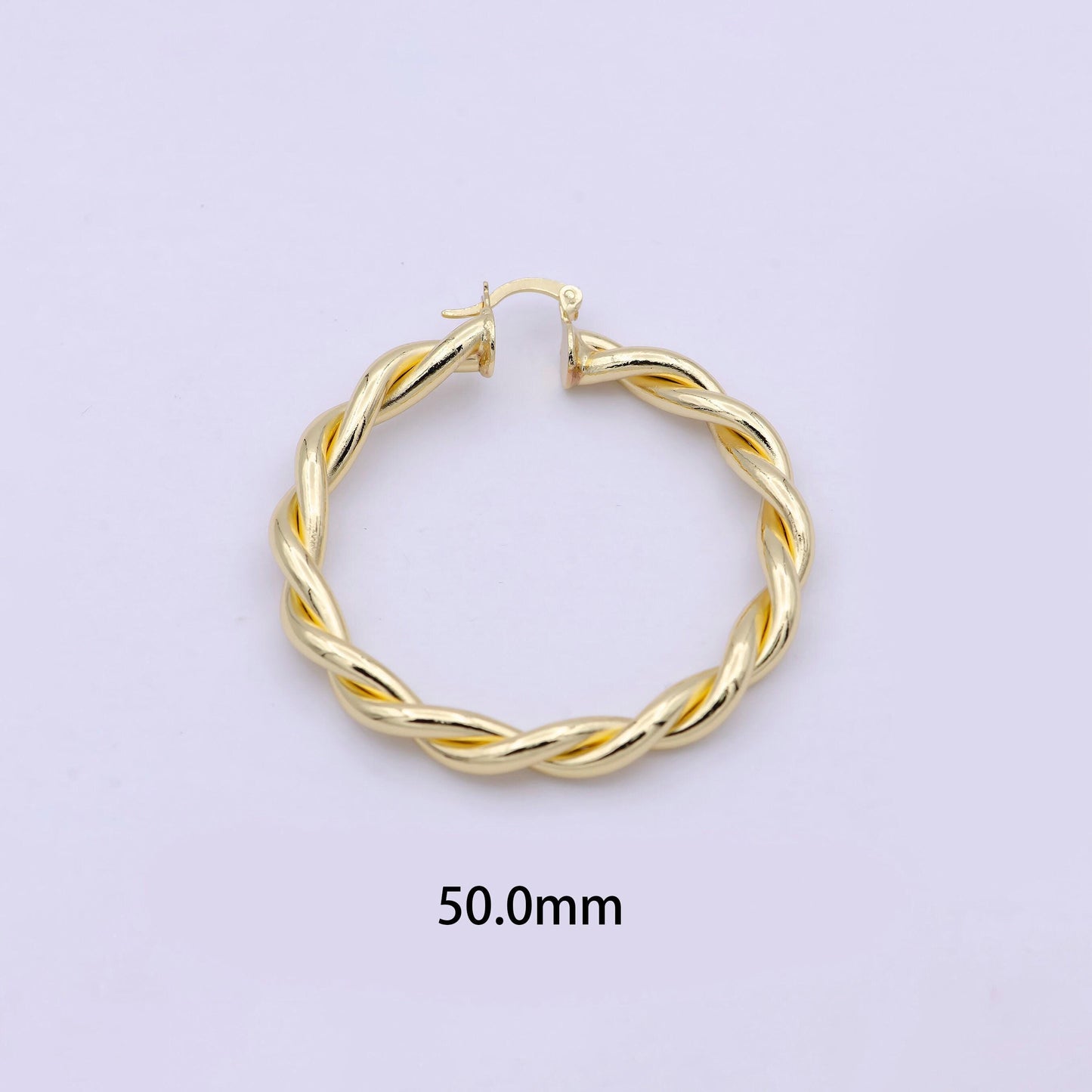 Gold circle twisted hoop, 24k gold fill hoop, twisted hoop, gold hoop earrings, dainty minimalist hoops wholesale jewelry t-335